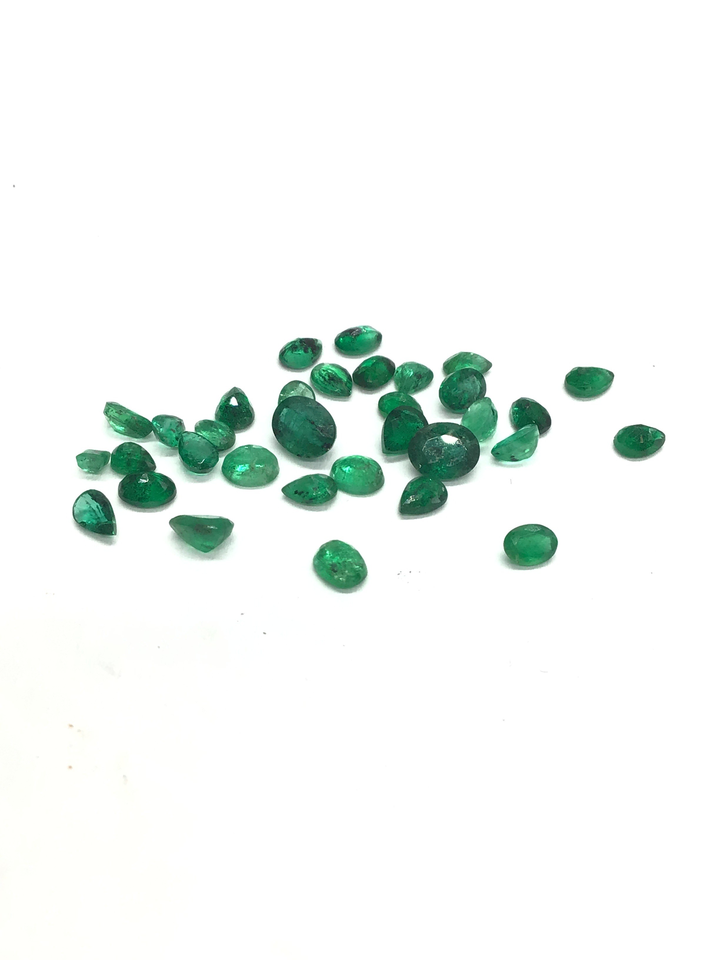 Emerald gemstones