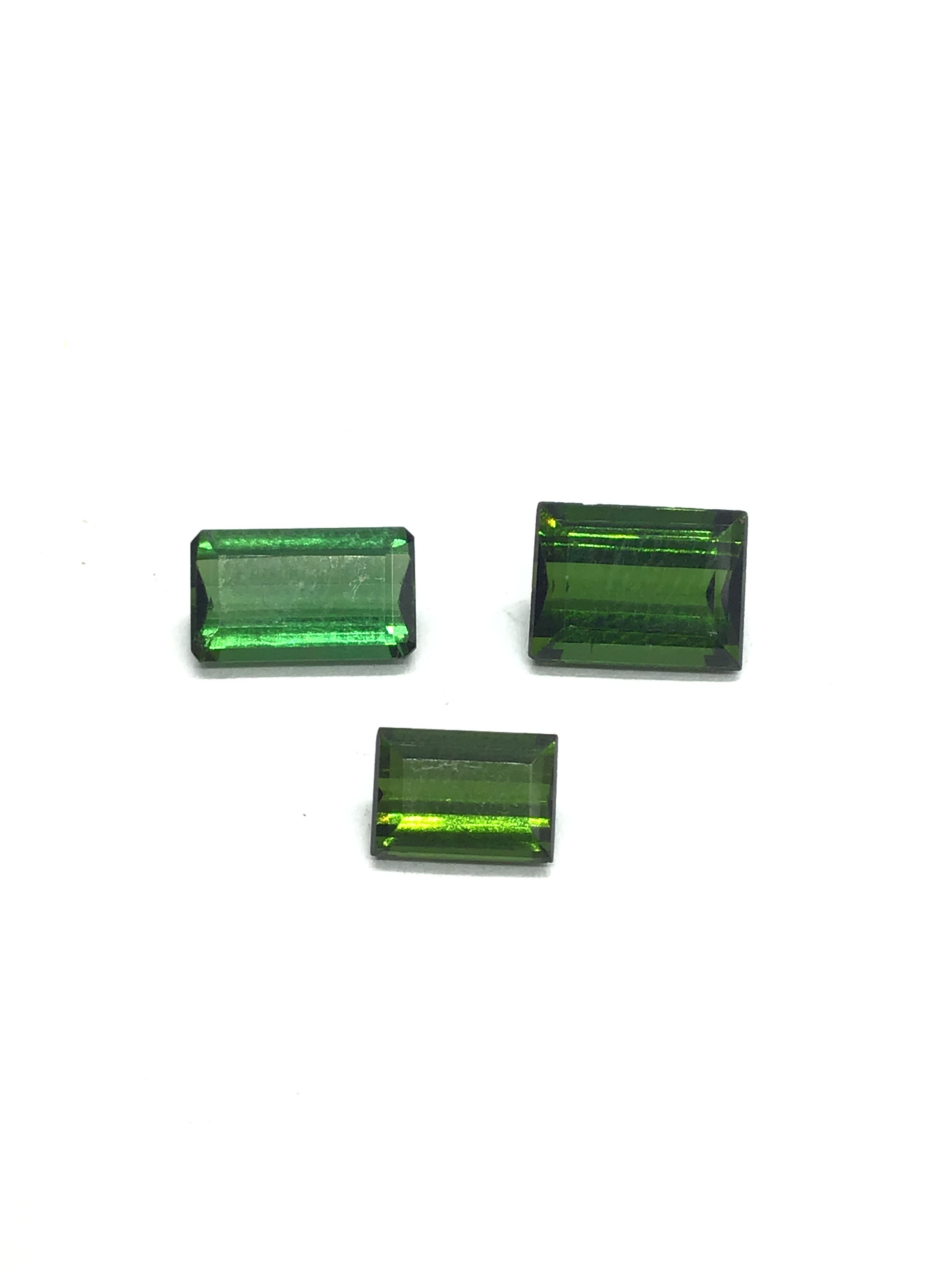 Beautiful Green tourmaline gemstones