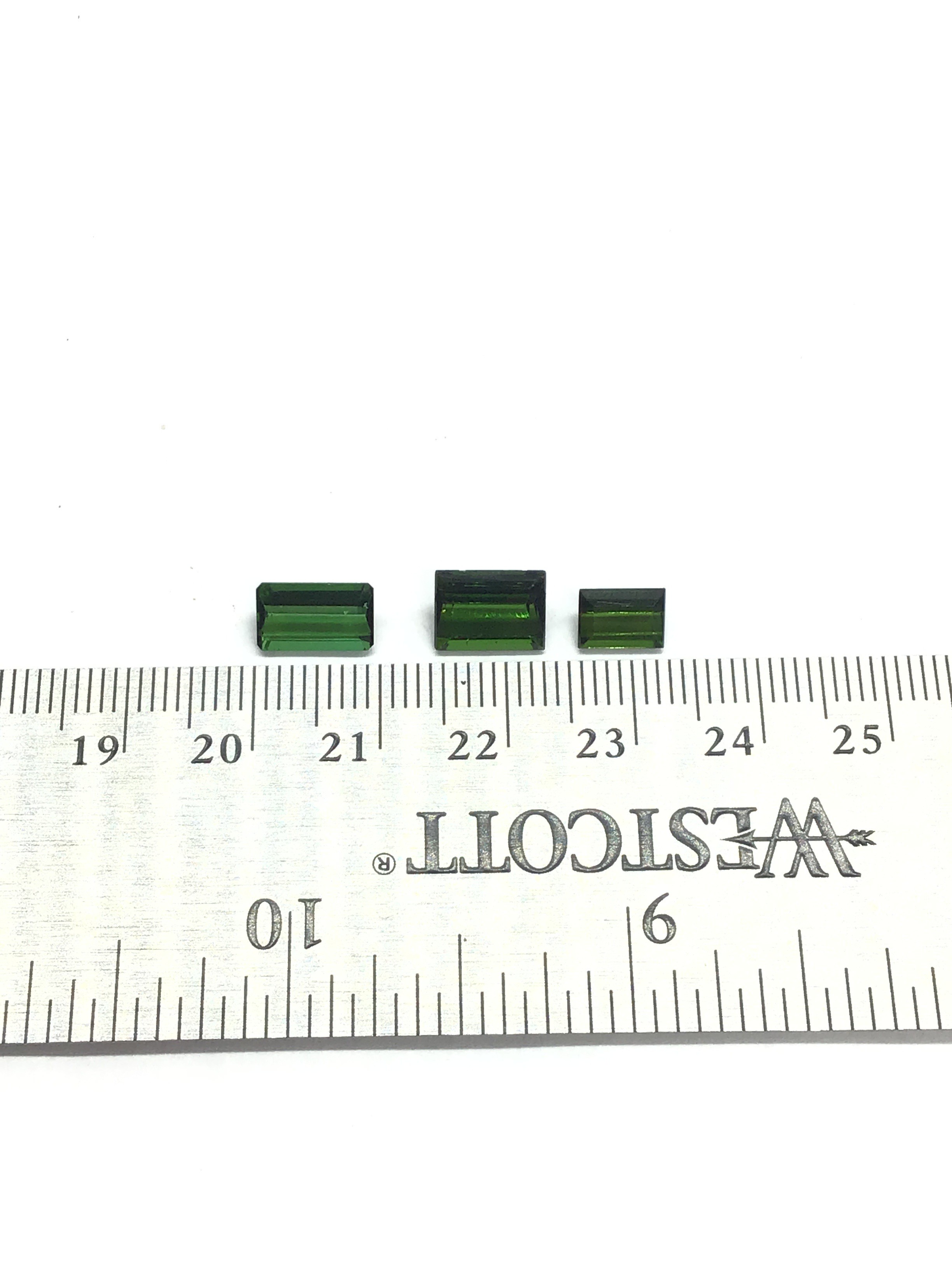 Beautiful Green tourmaline gemstones