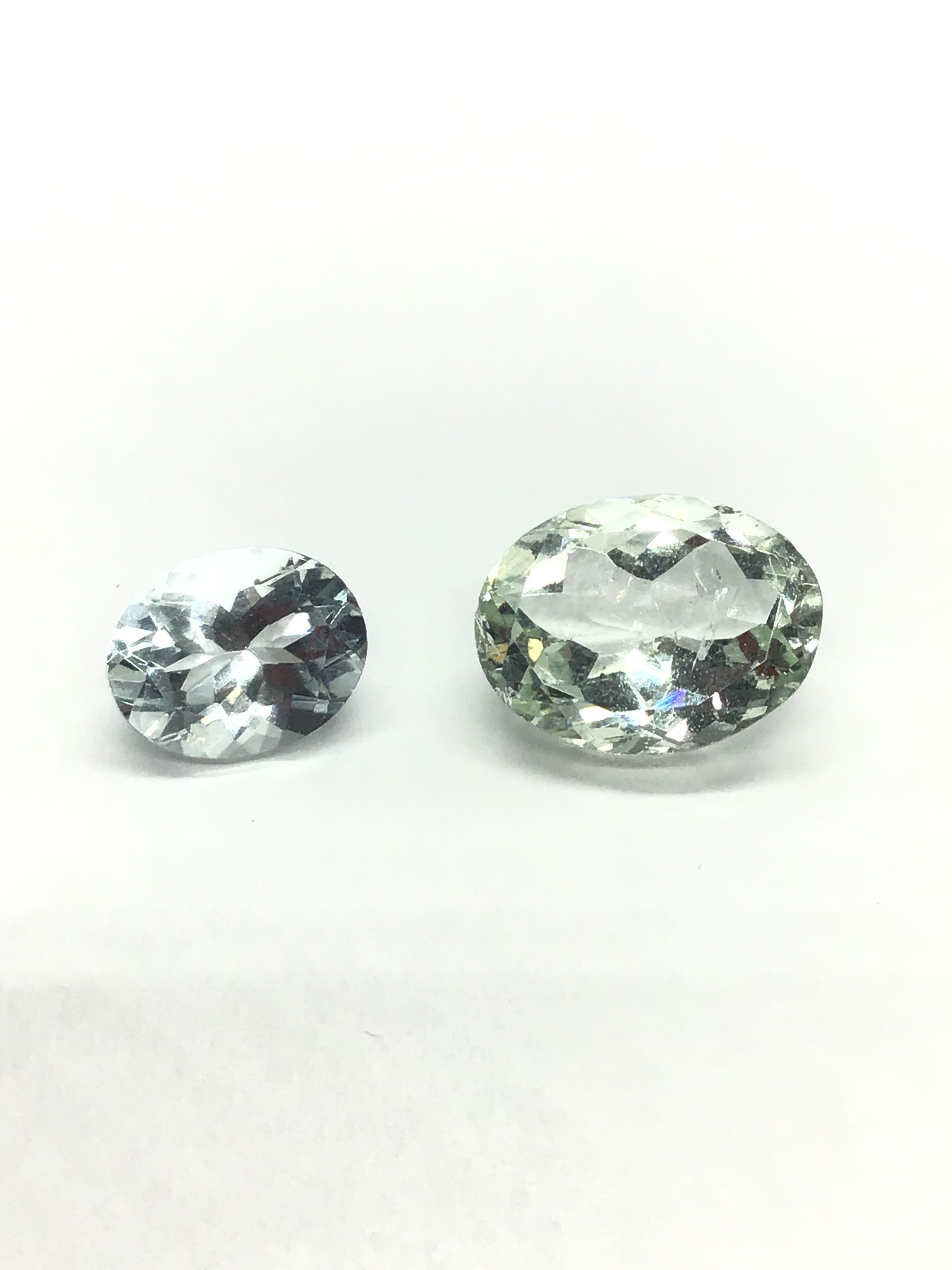 Aquamarine gemstones