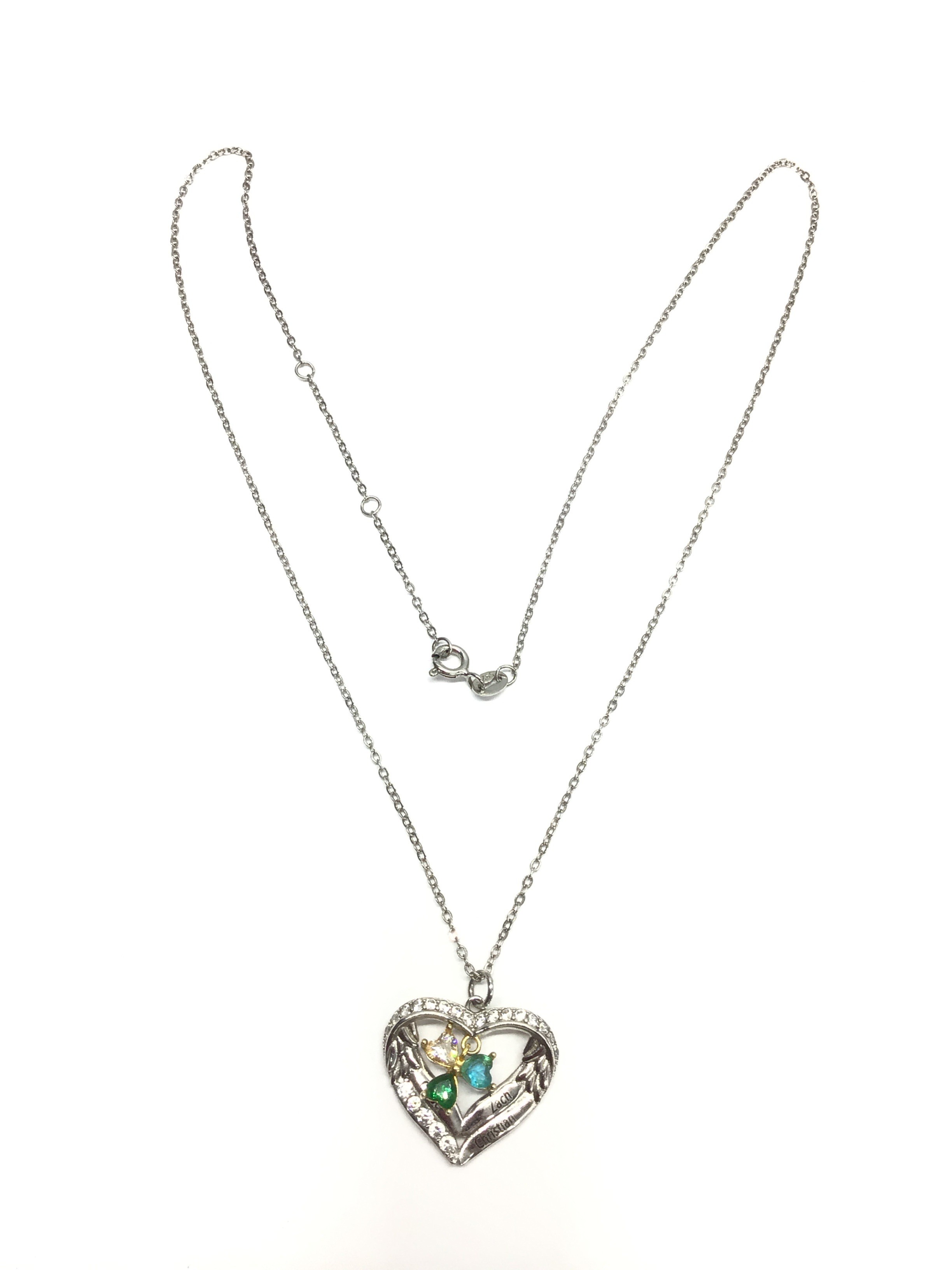 Sterling silver necklace with pendant