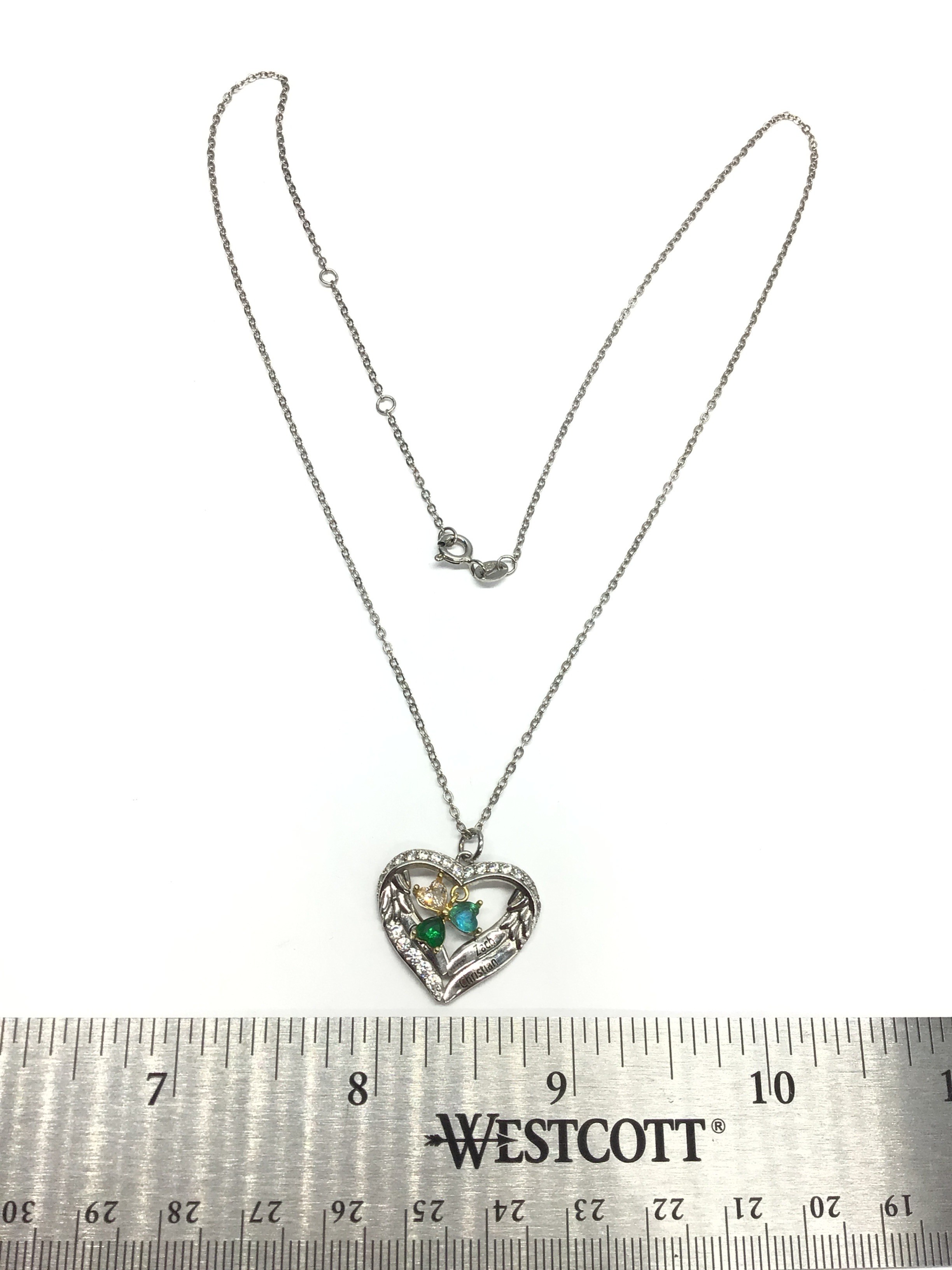 Sterling silver necklace with pendant