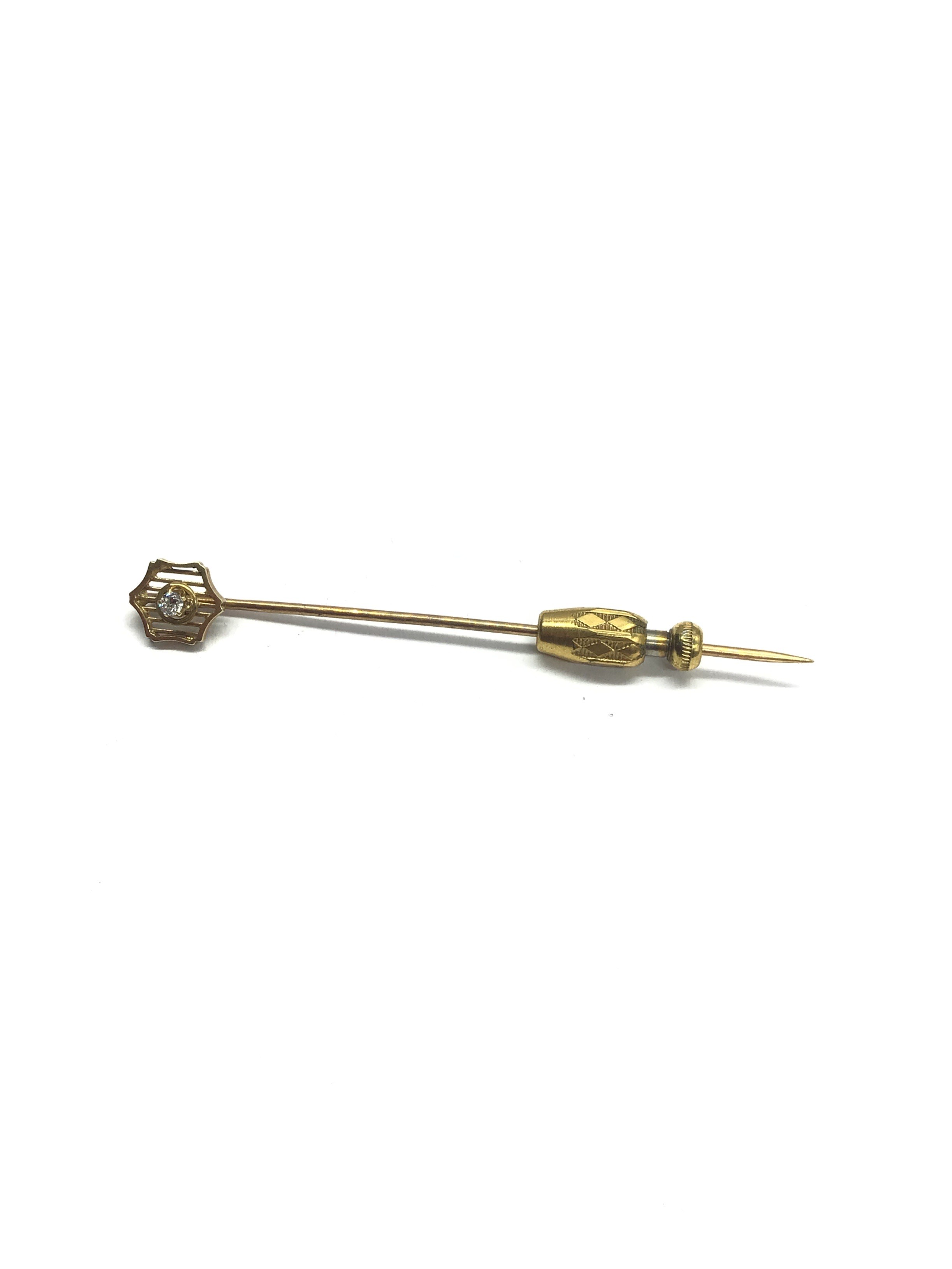 14k gold stick pin