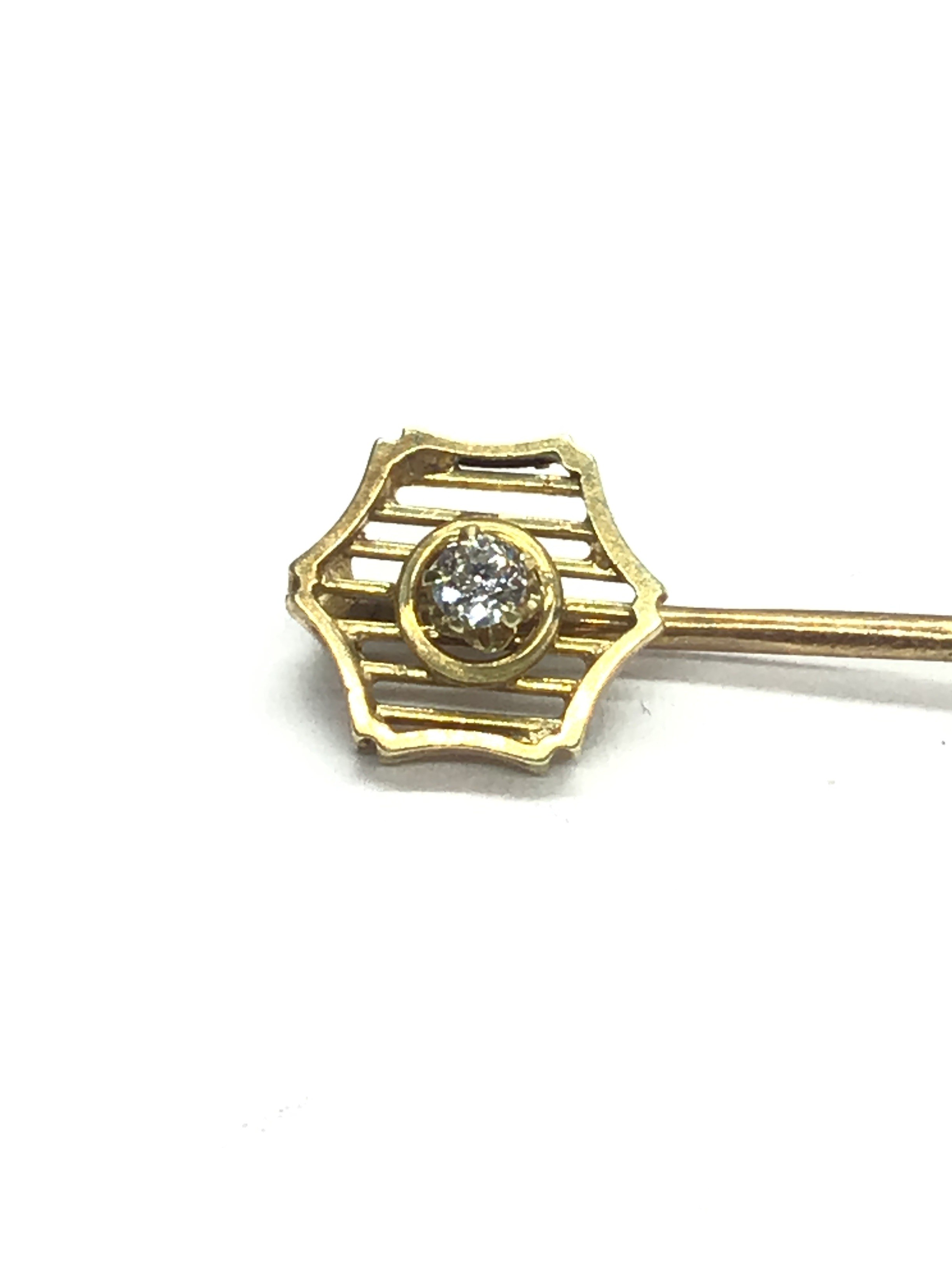 14k gold stick pin