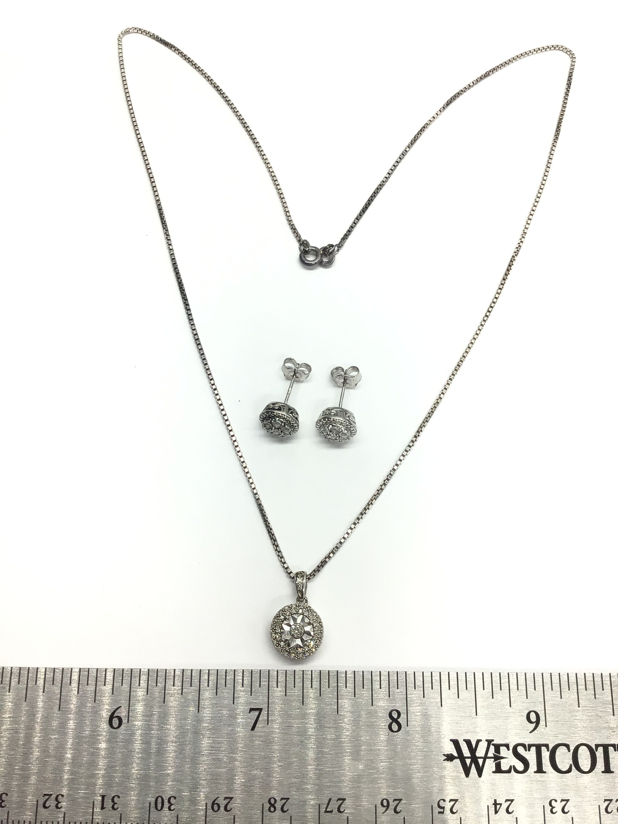 Sterling silver jewelry set