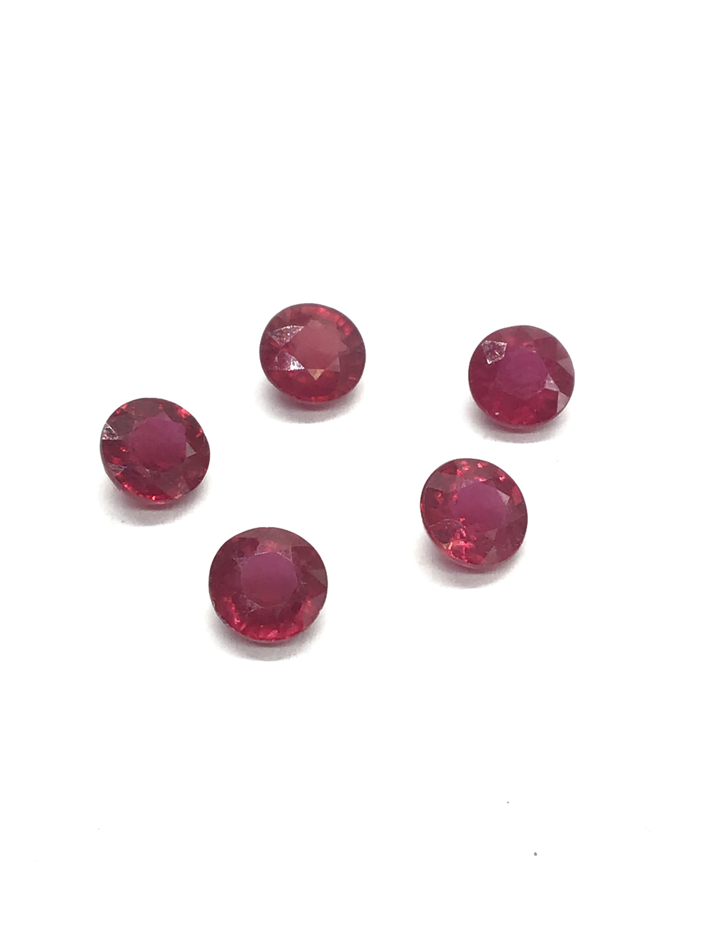Ruby gemstones