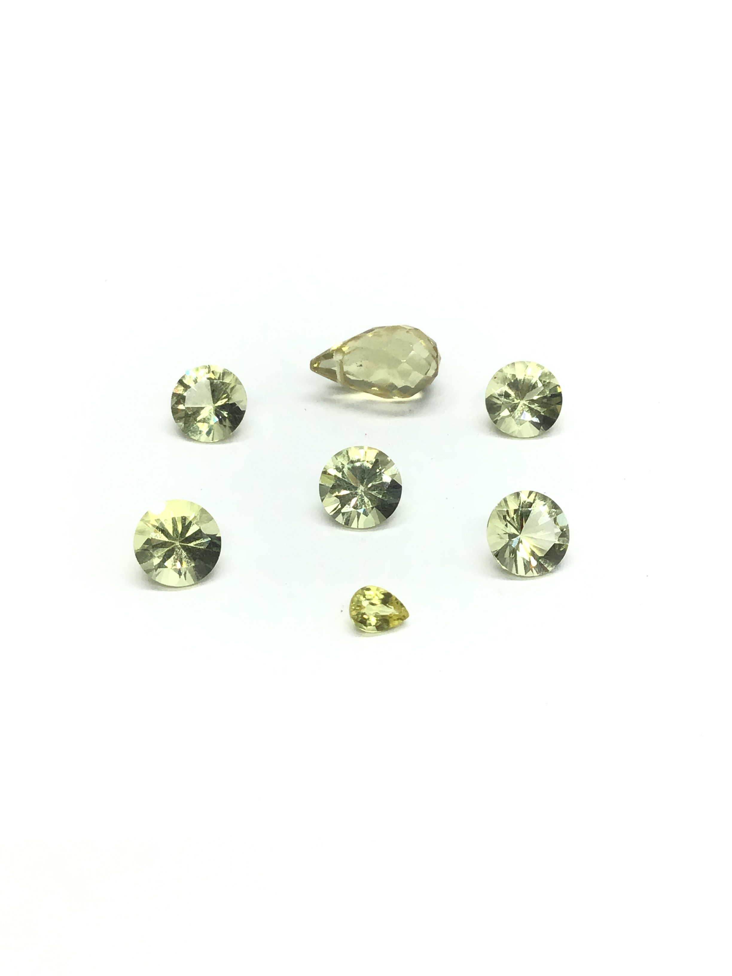 Lemon Quartz gemstones