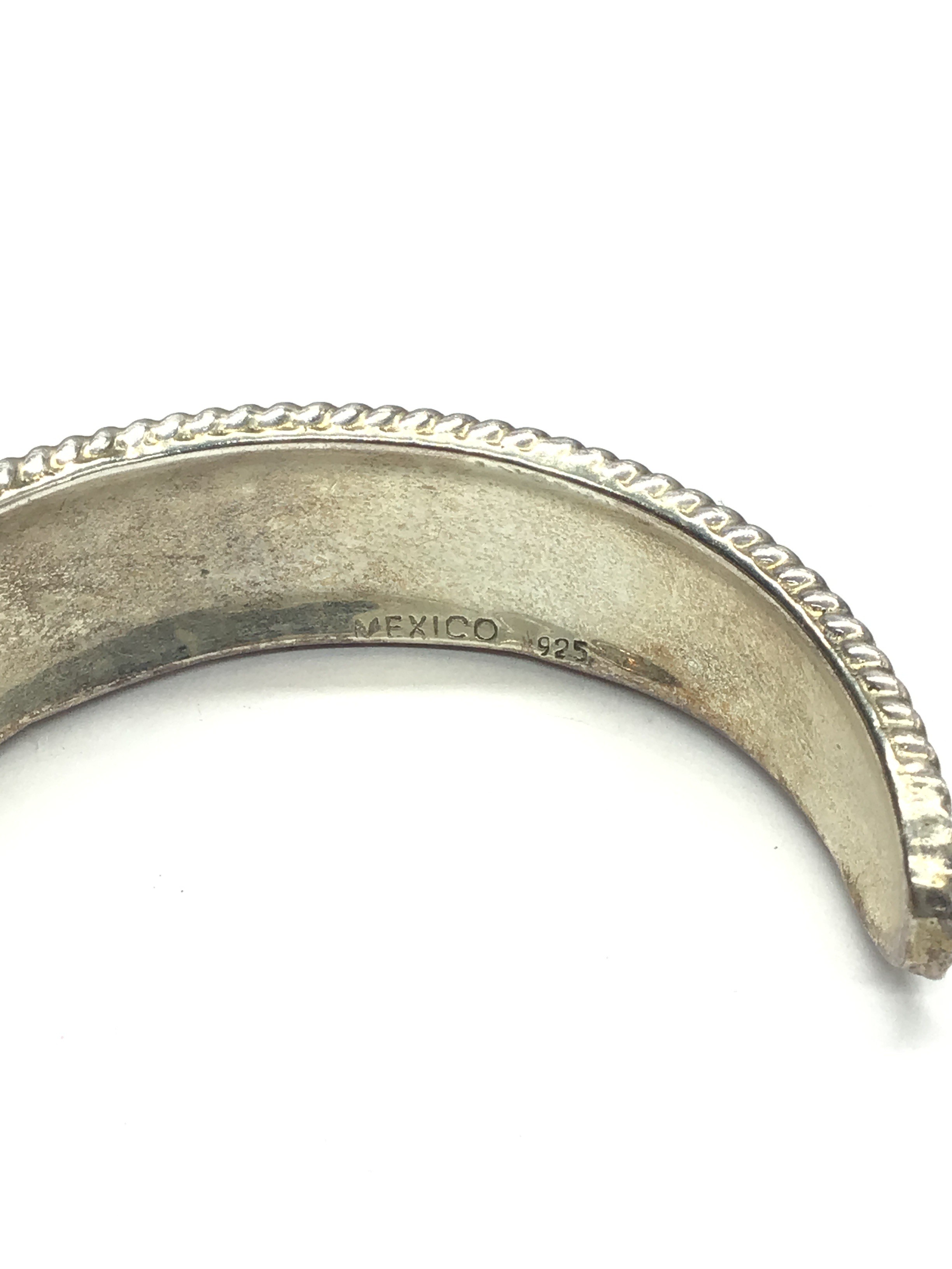 Sterling silver cuff bracelet