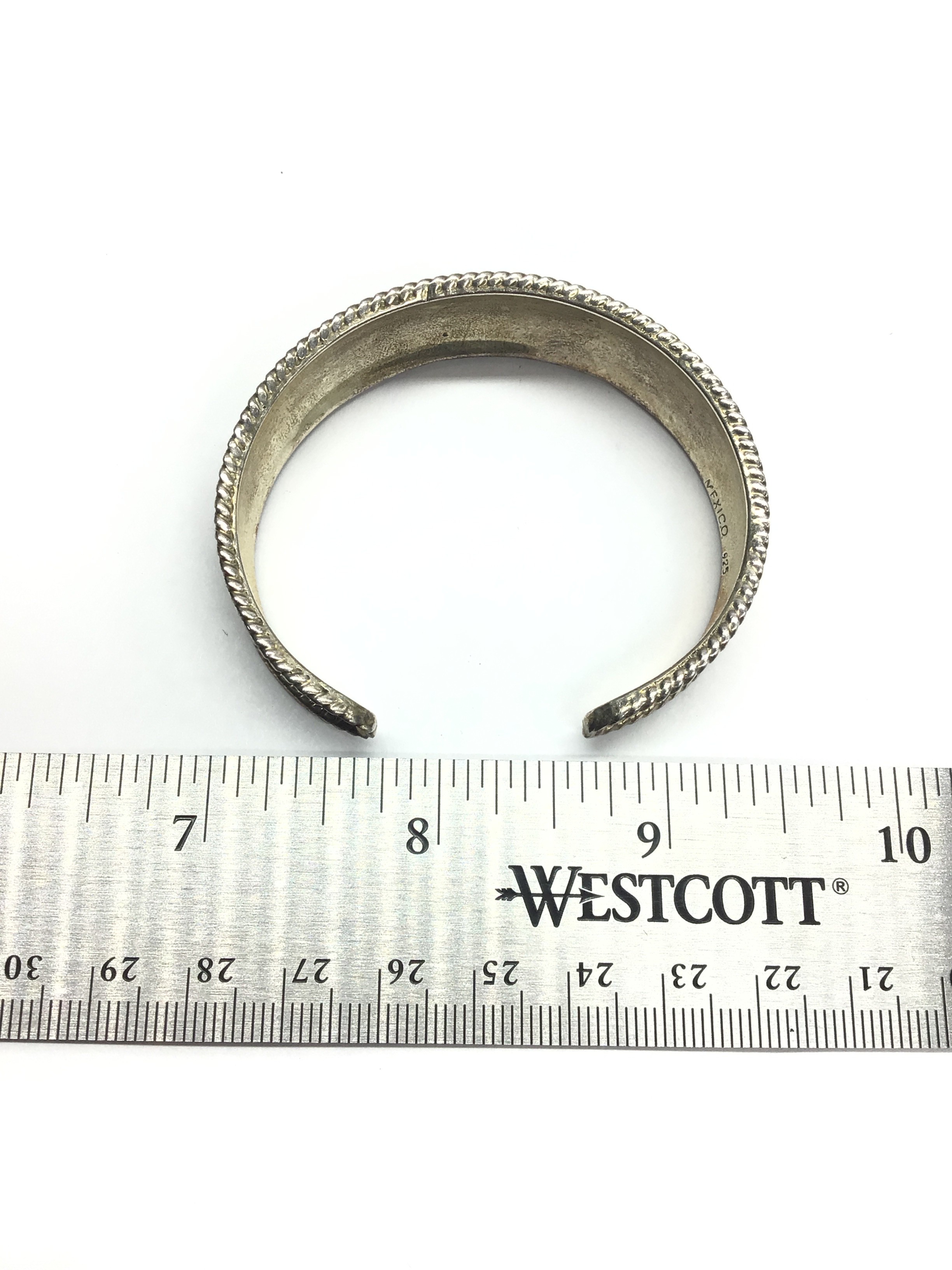 Sterling silver cuff bracelet