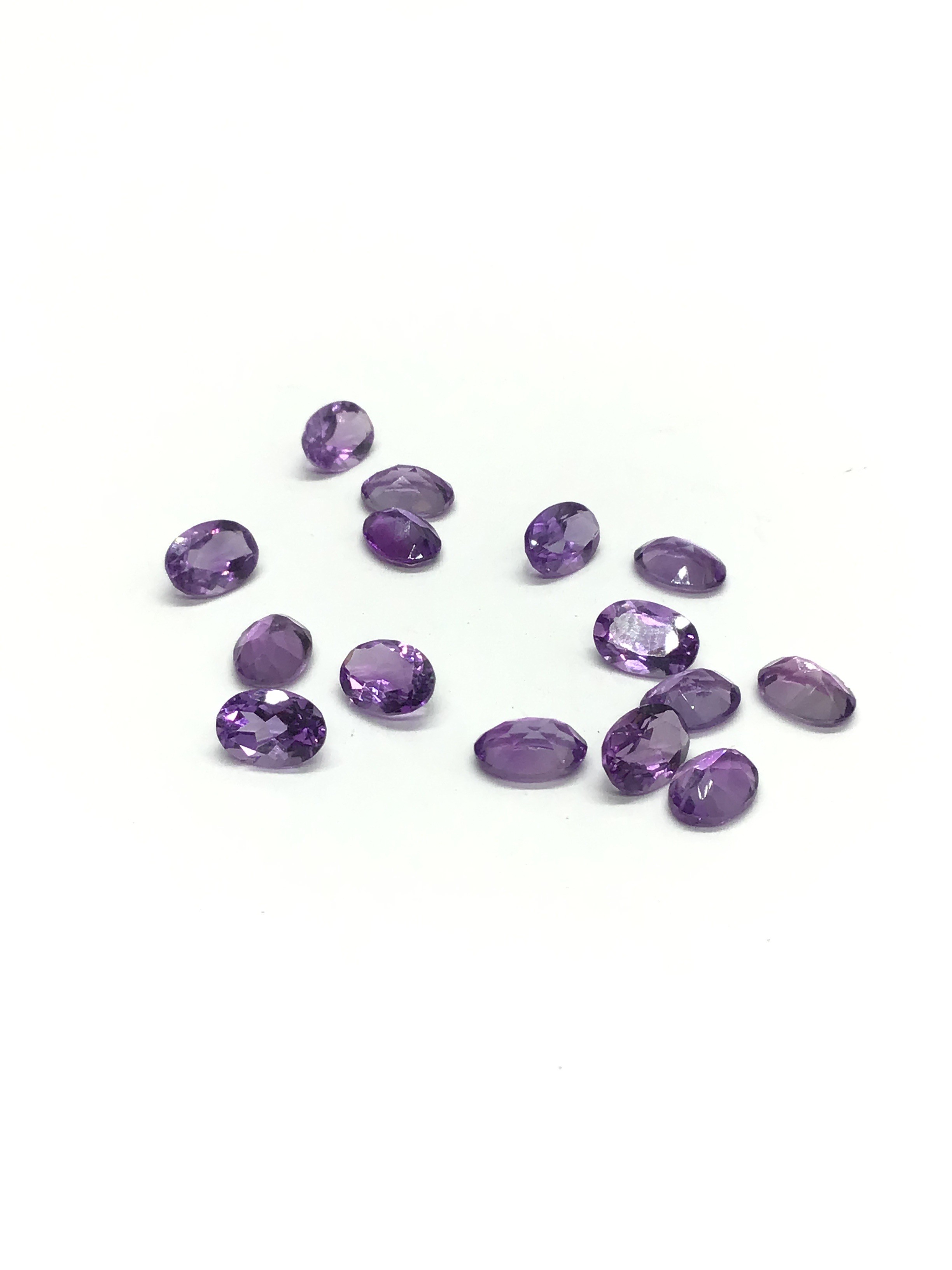 Amethyst gemstones