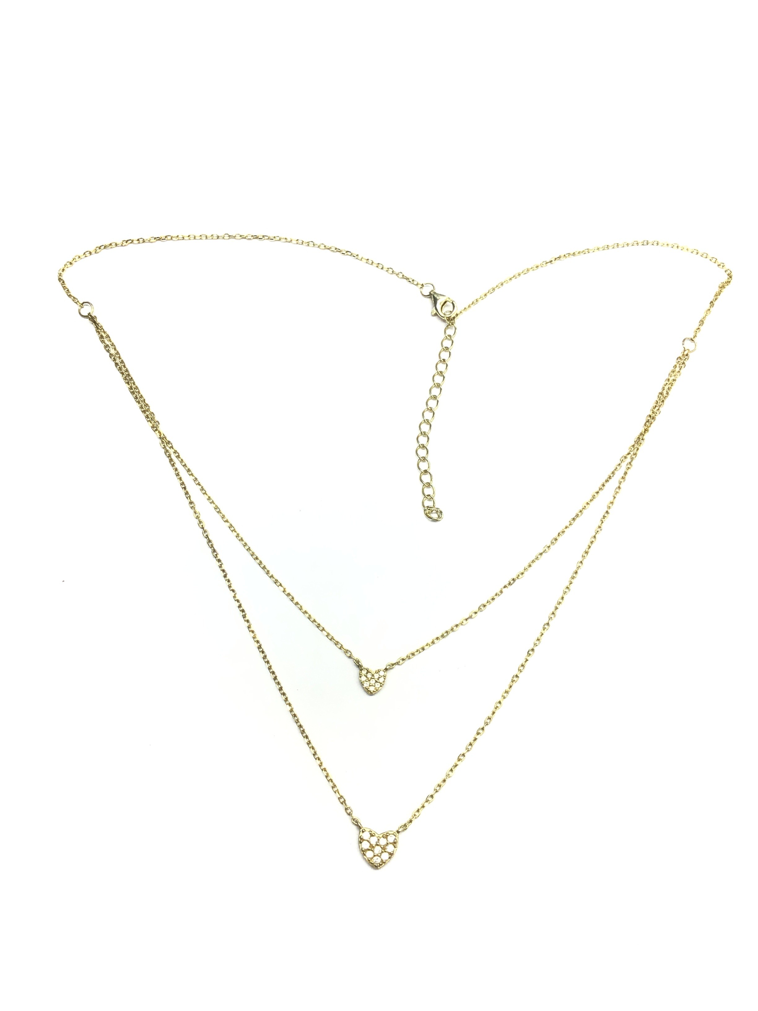 Sterling silver necklace with pendants