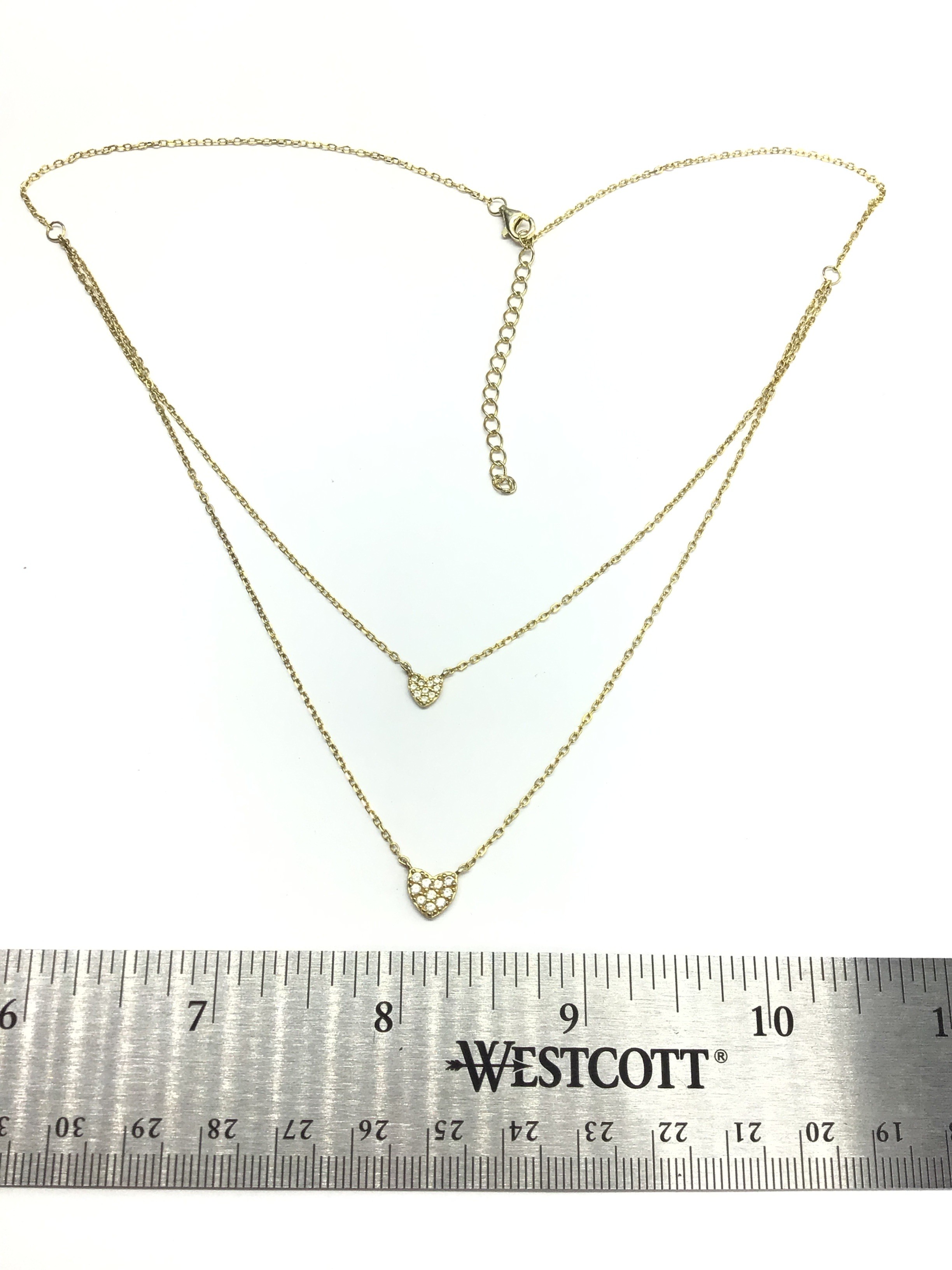 Sterling silver necklace with pendants