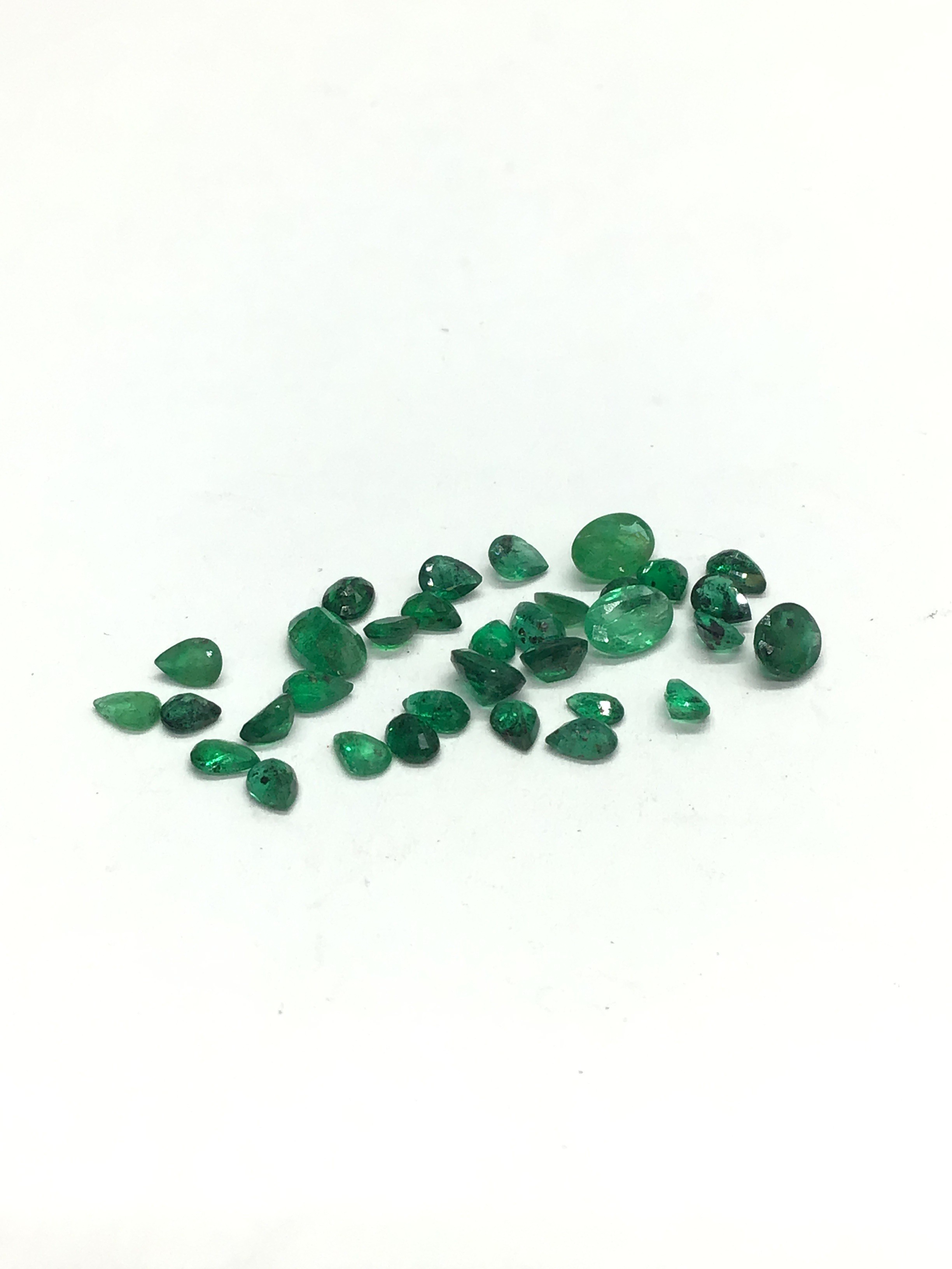 Emerald gemstones