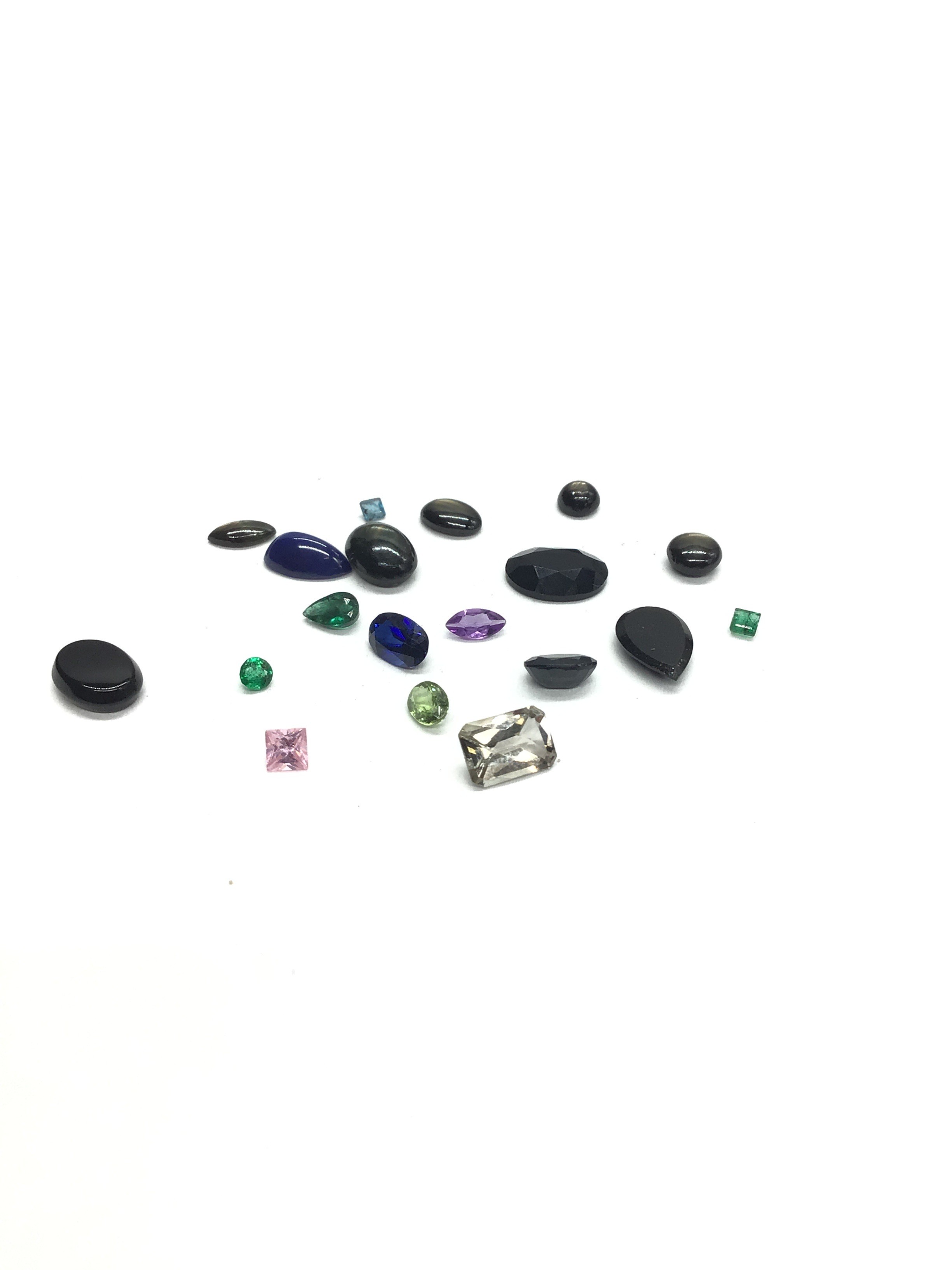 Mixed gemstones