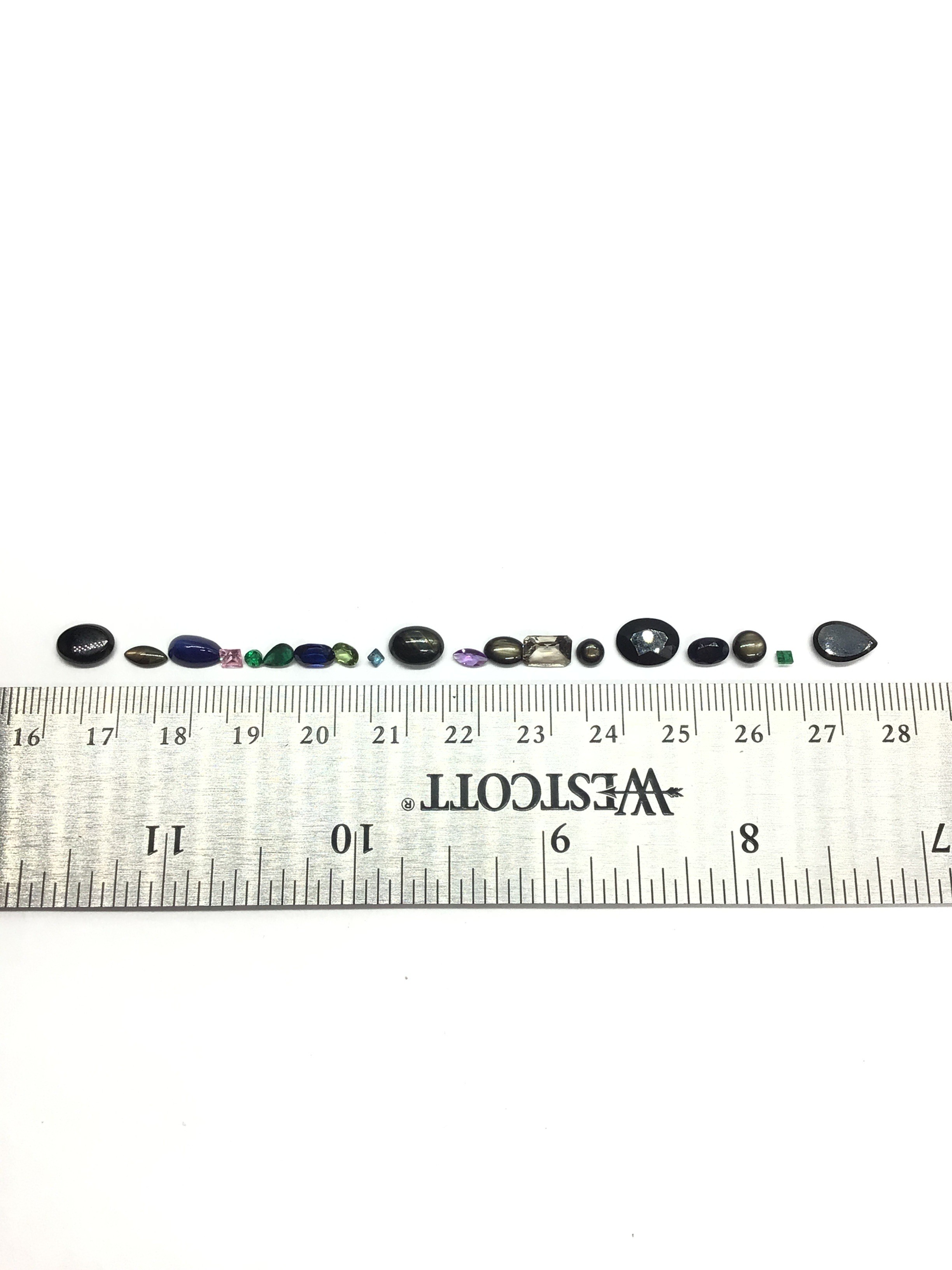Mixed gemstones