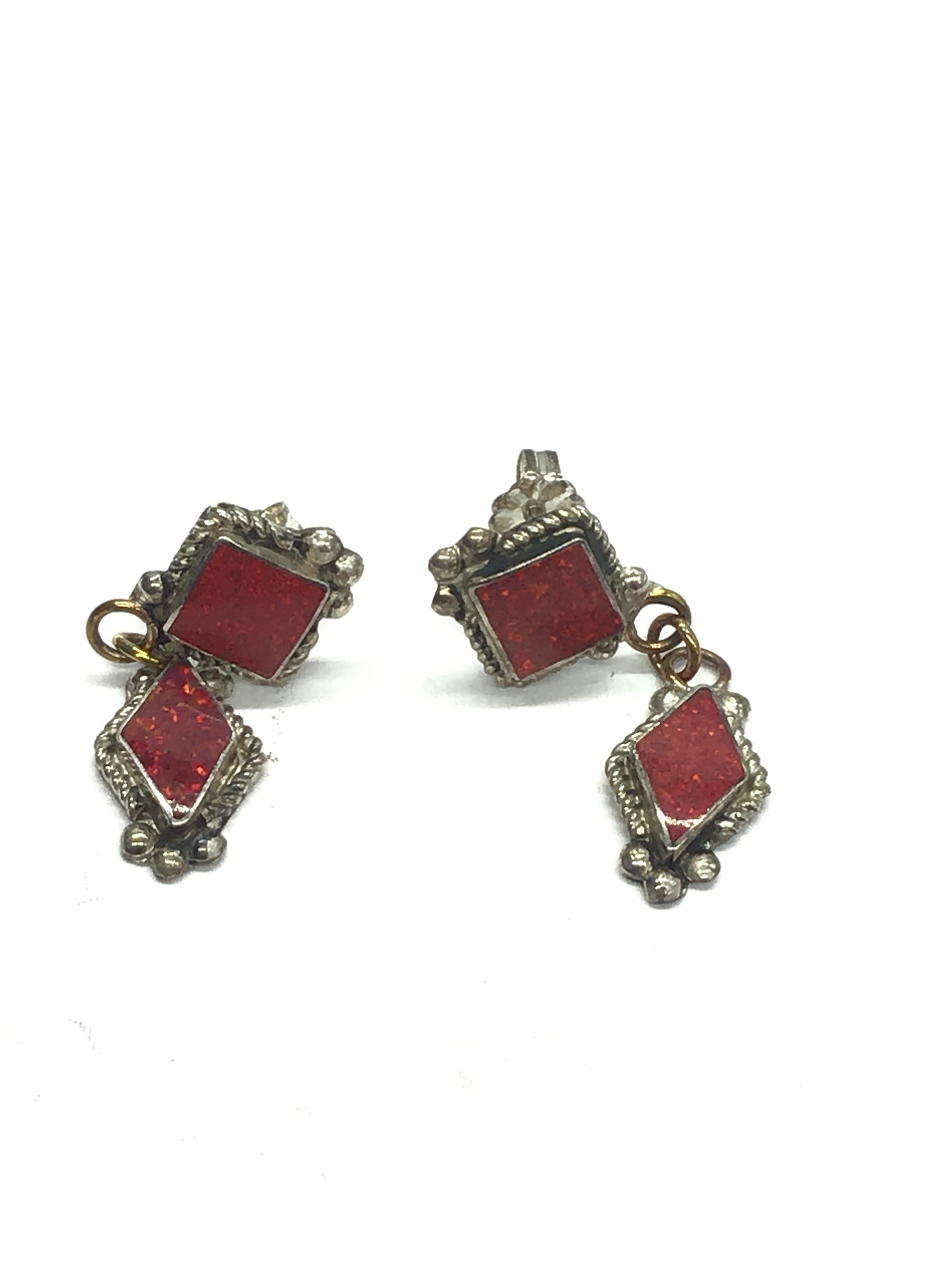 Zuni handmade earrings