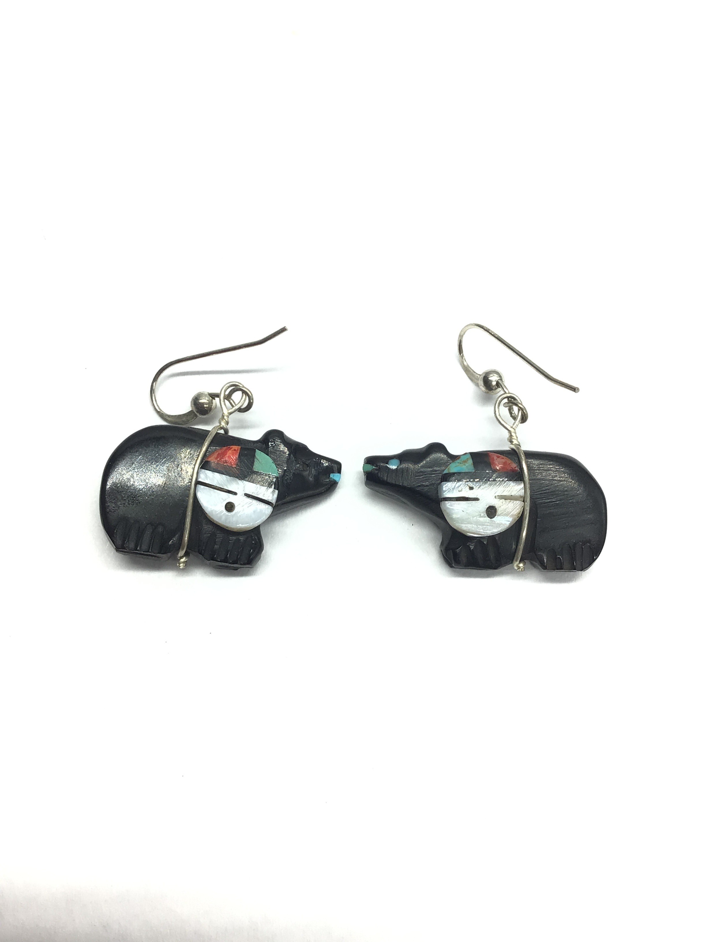 Zuni handmade fetish earrings