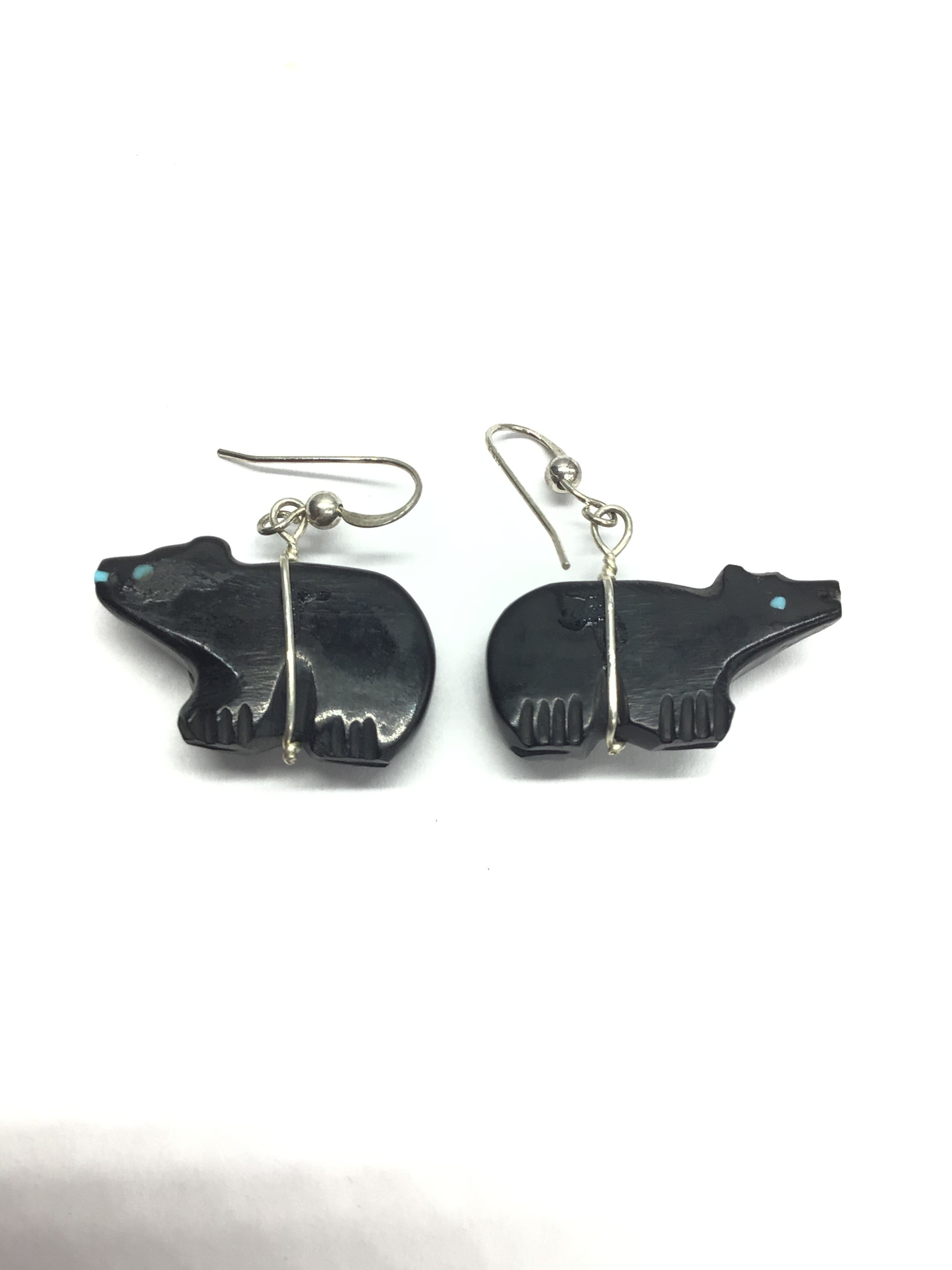 Zuni handmade fetish earrings