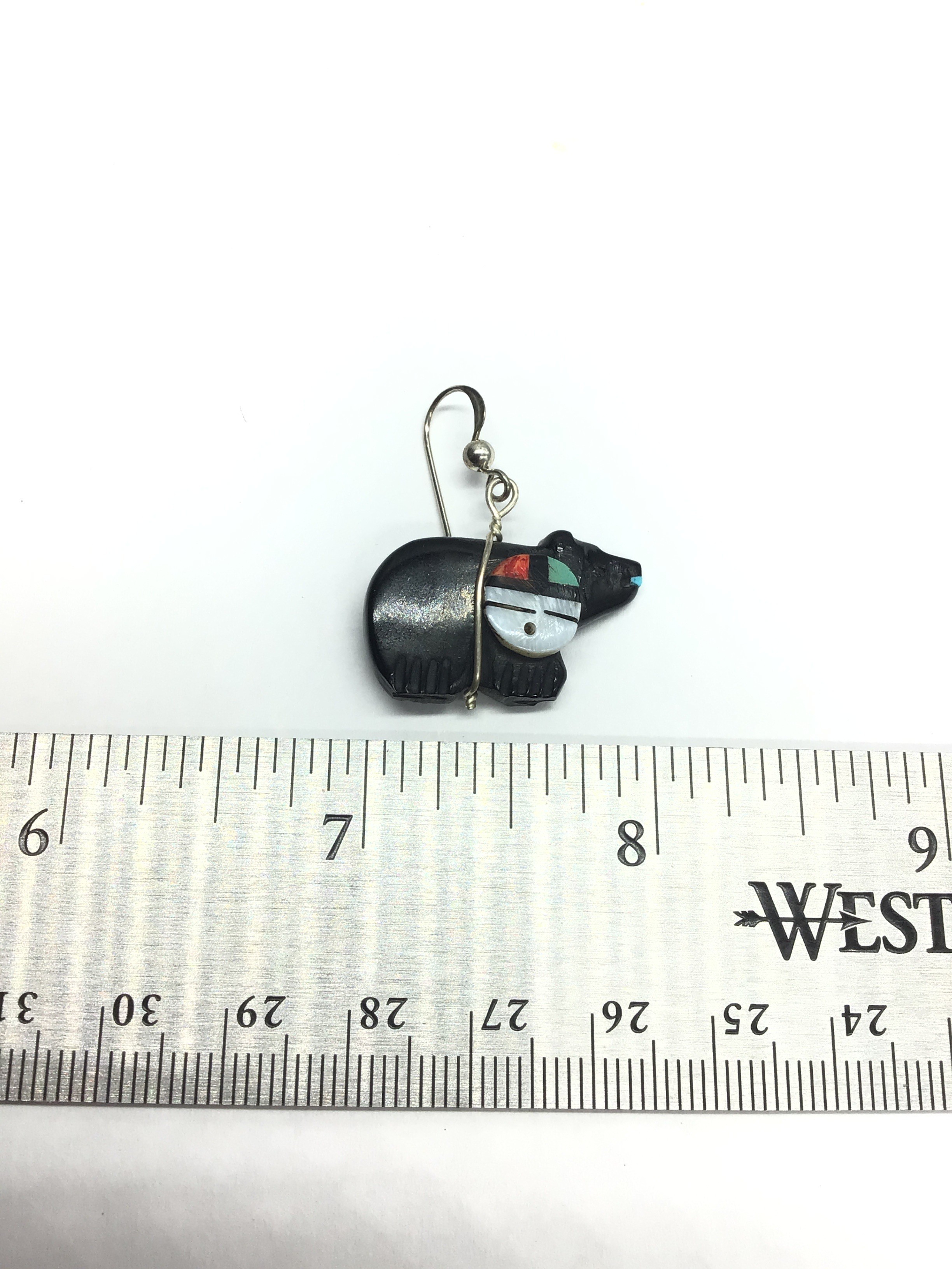 Zuni handmade fetish earrings