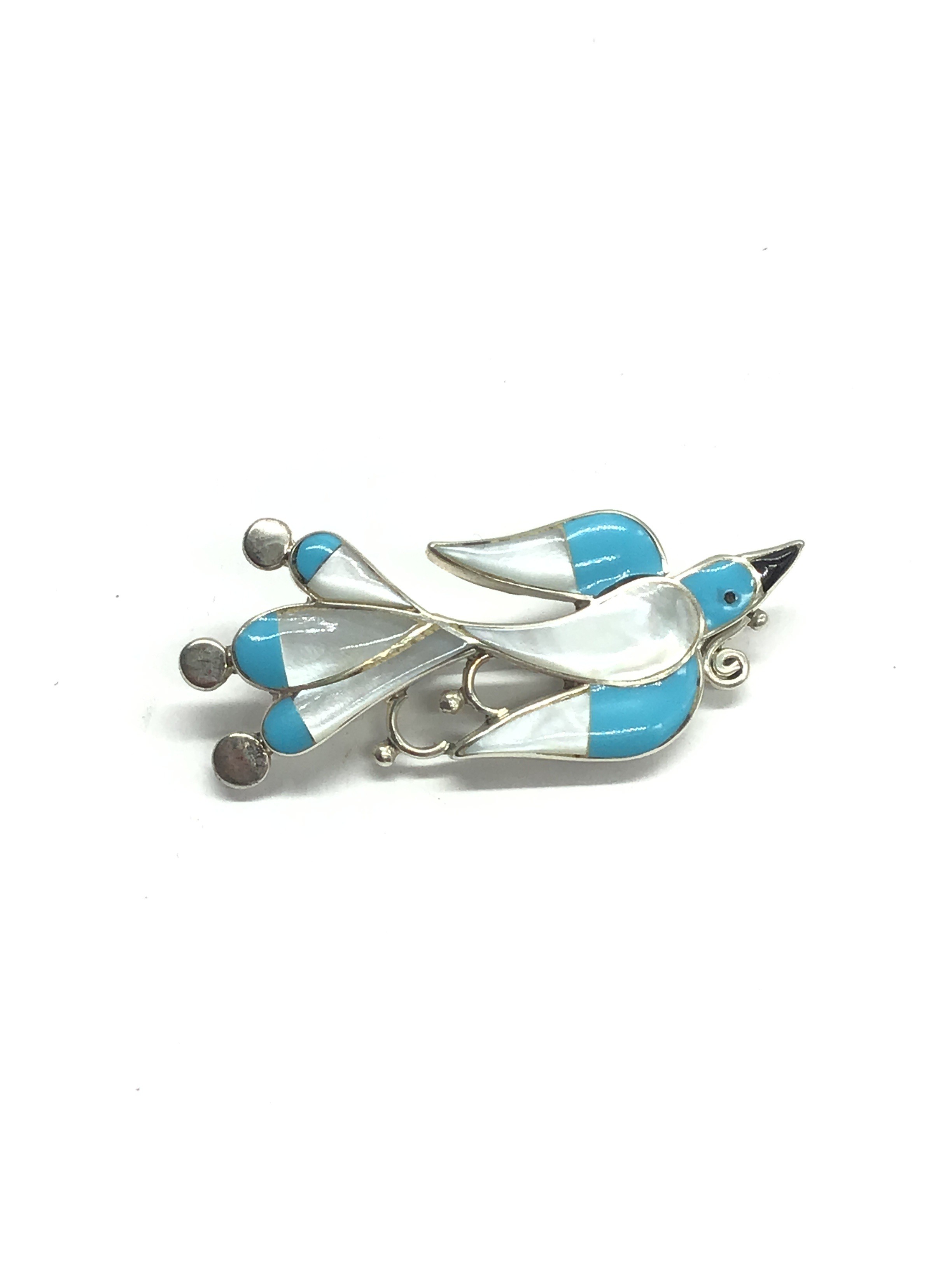 Zuni handmade pin/pendant.