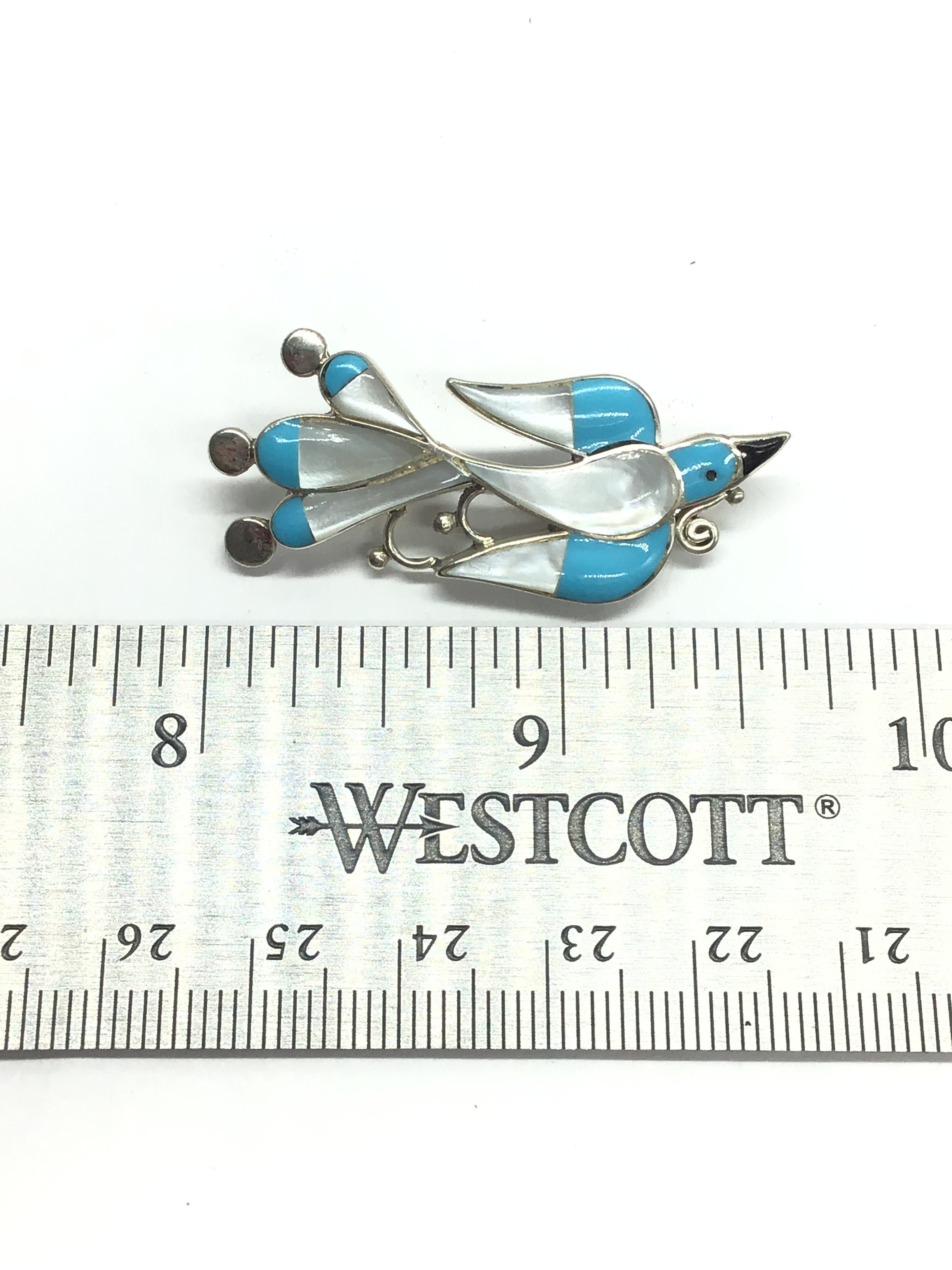 Zuni handmade pin/pendant.