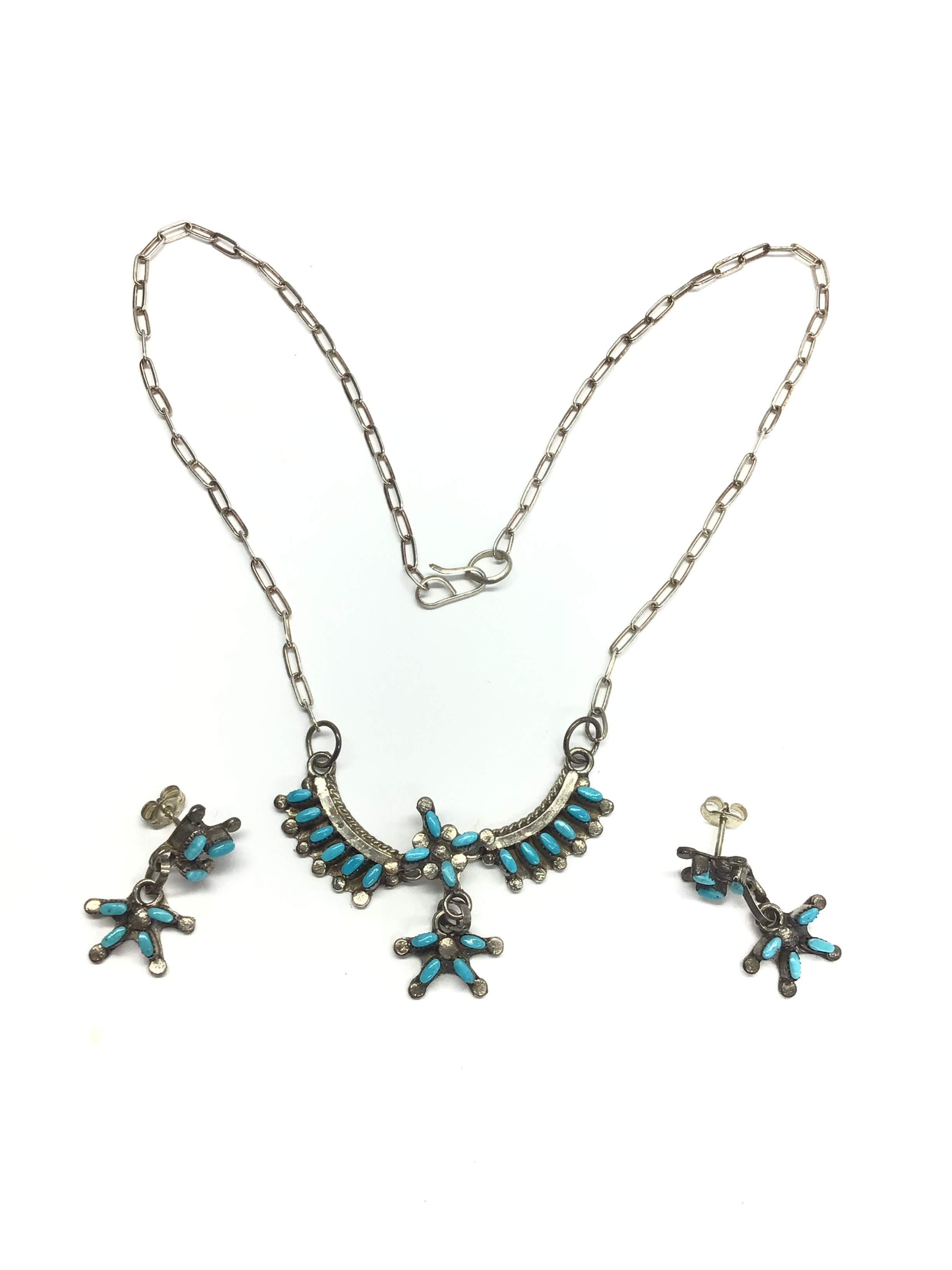 Zuni handmade jewelry set