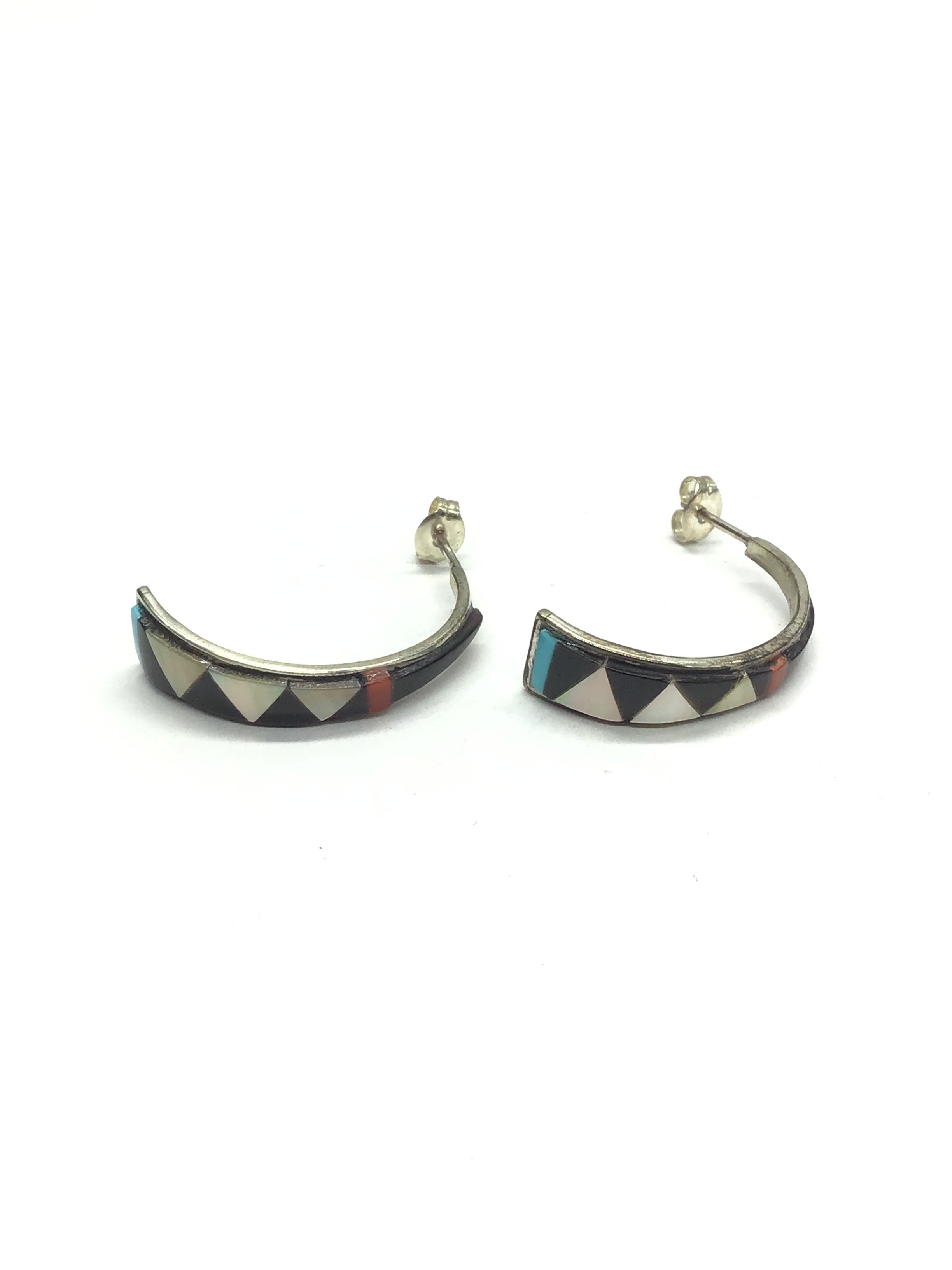 Zuni handmade earrings