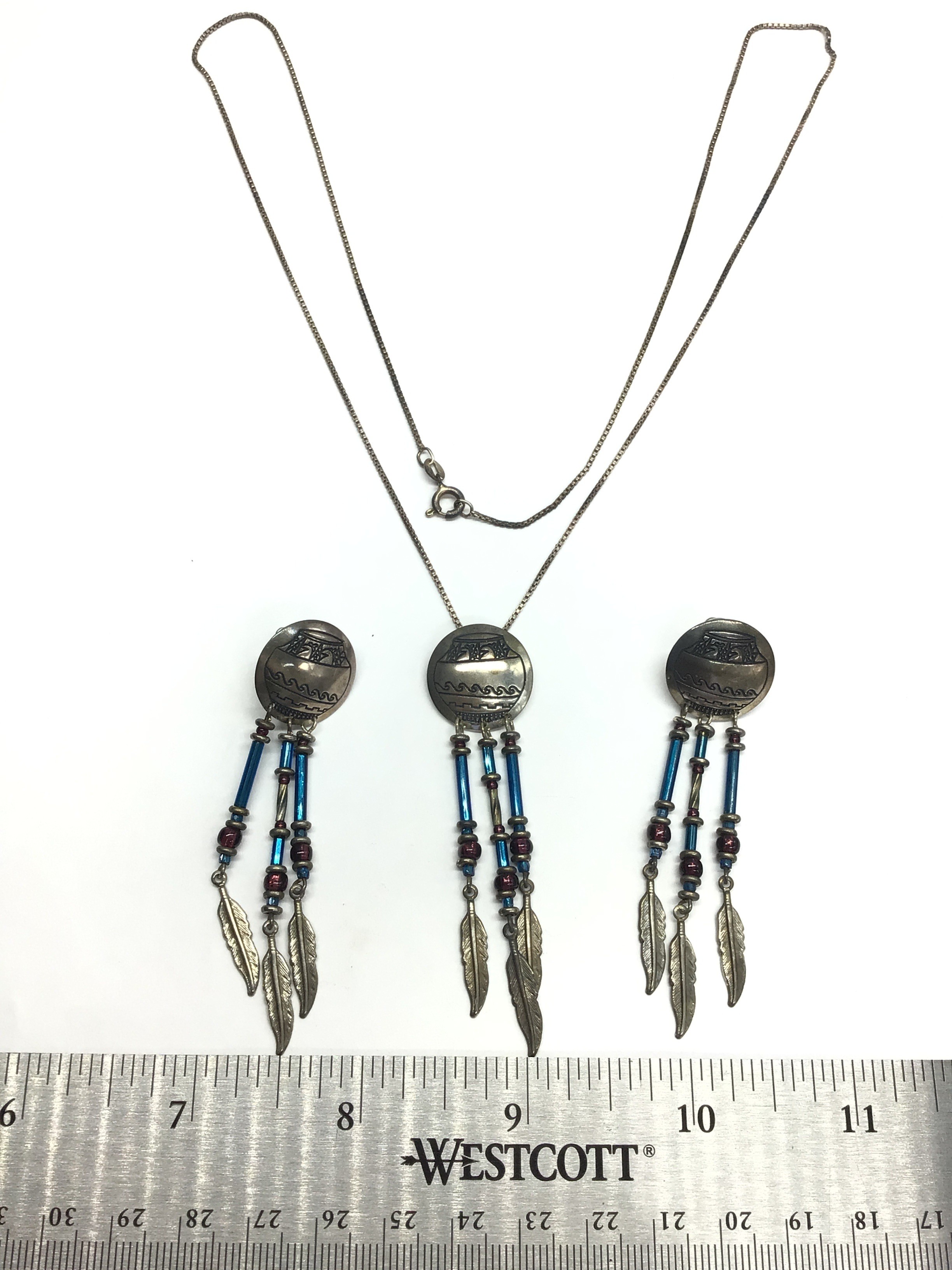 Artisan made jewelry set
