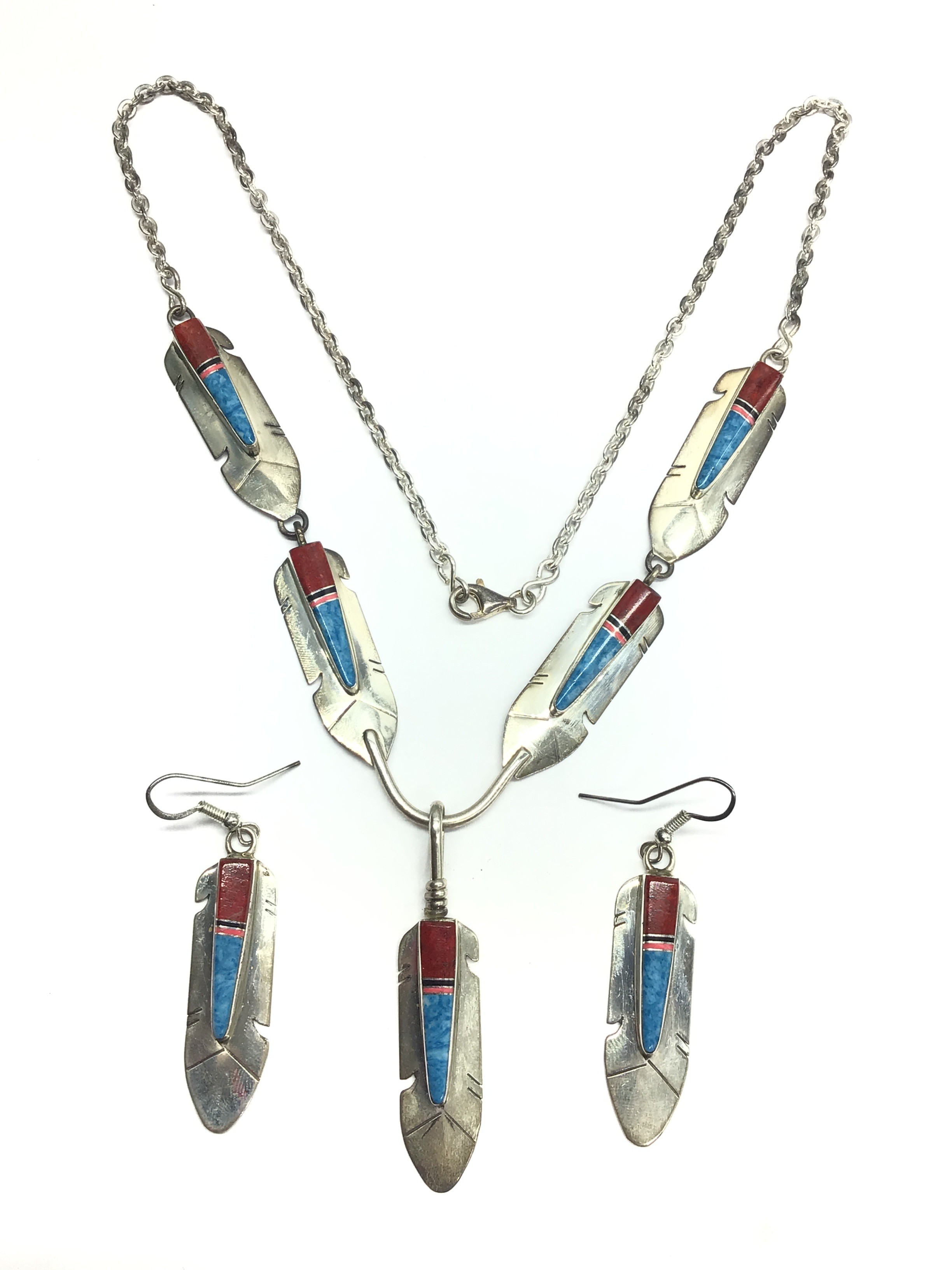 Navajo handmade jewelry set