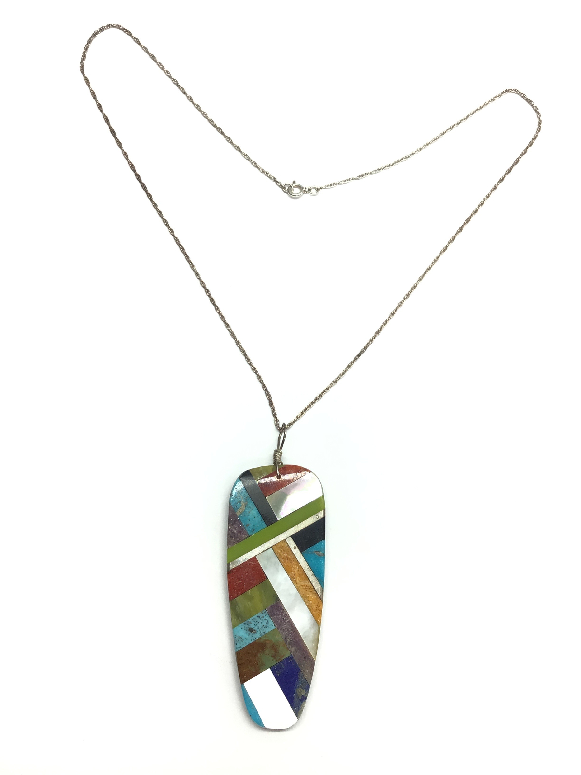 Artisan made necklace with pendant