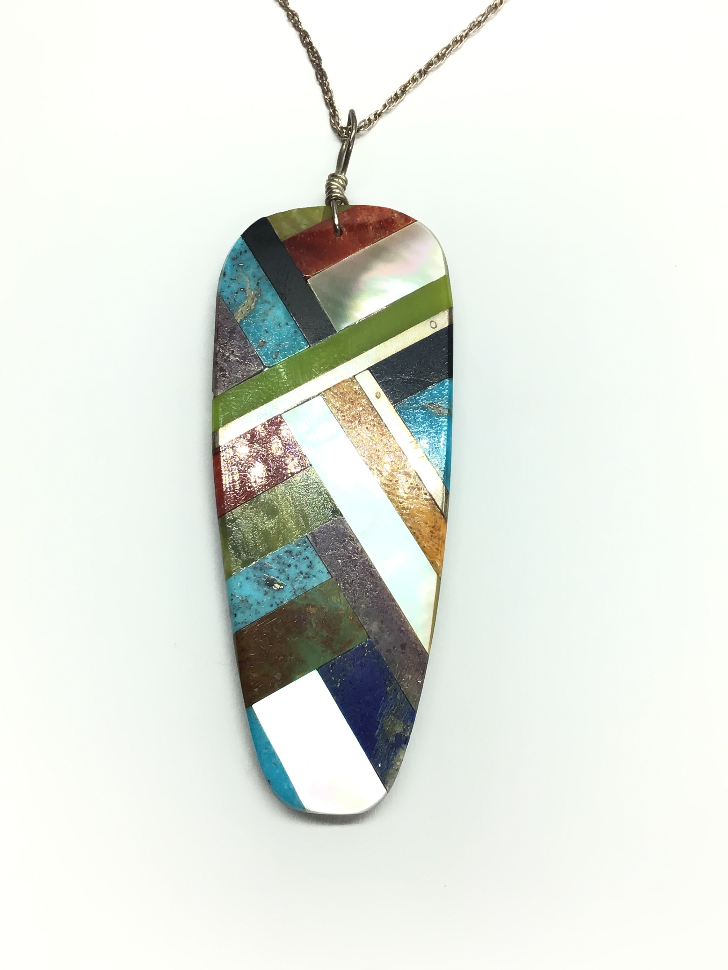 Artisan made necklace with pendant