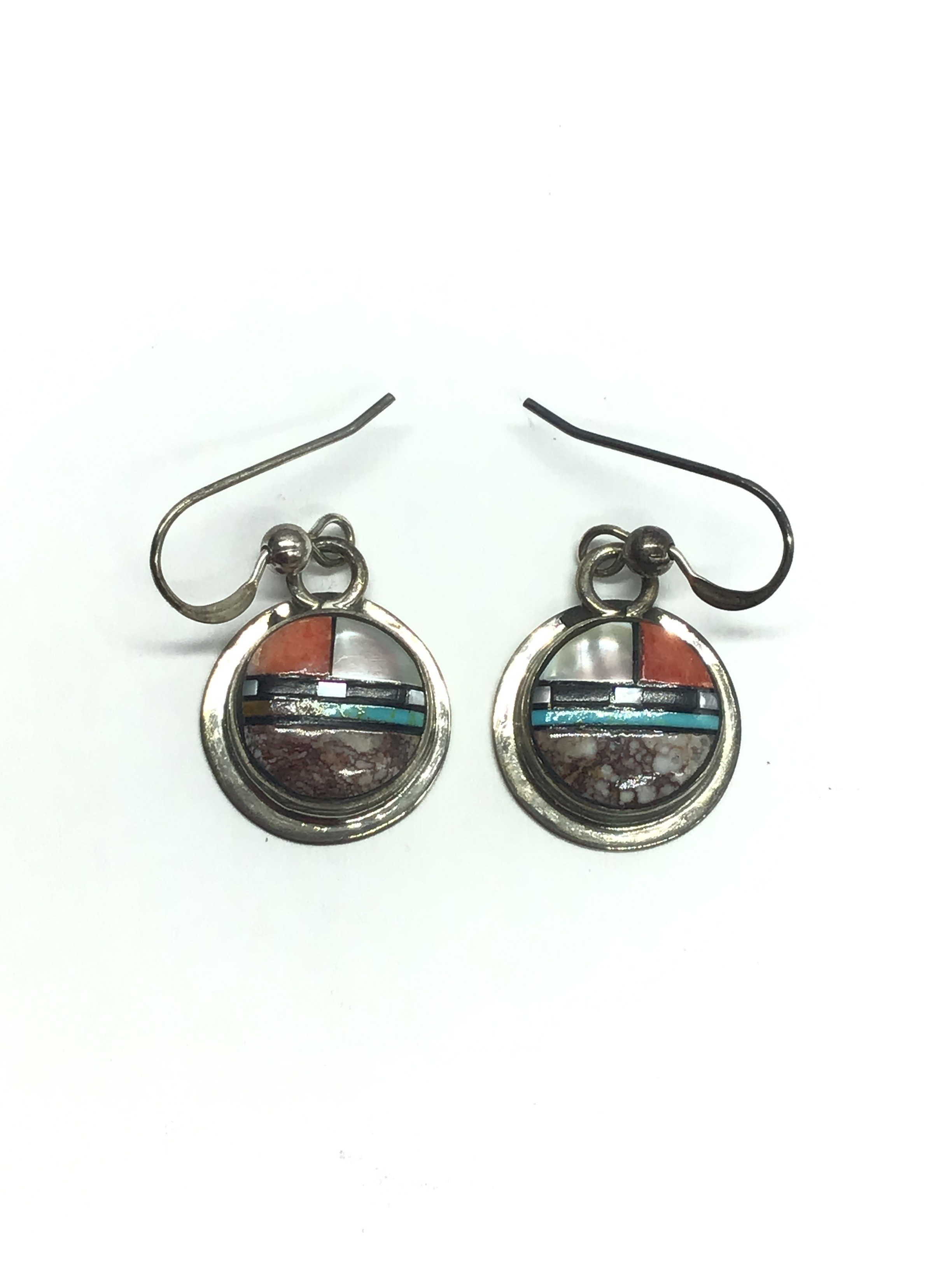 Zuni handmade earrings