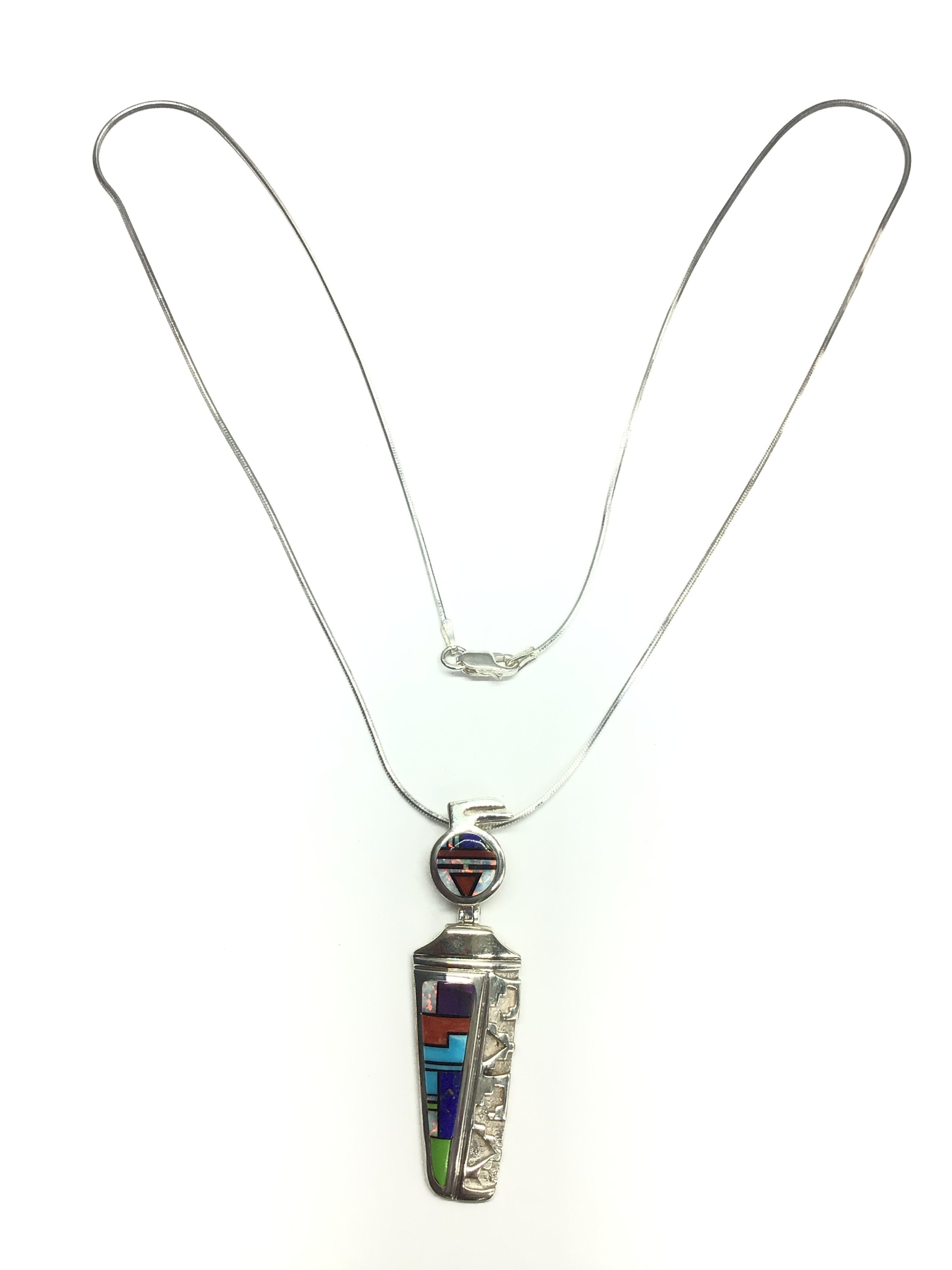 Artisan made necklace with pendant