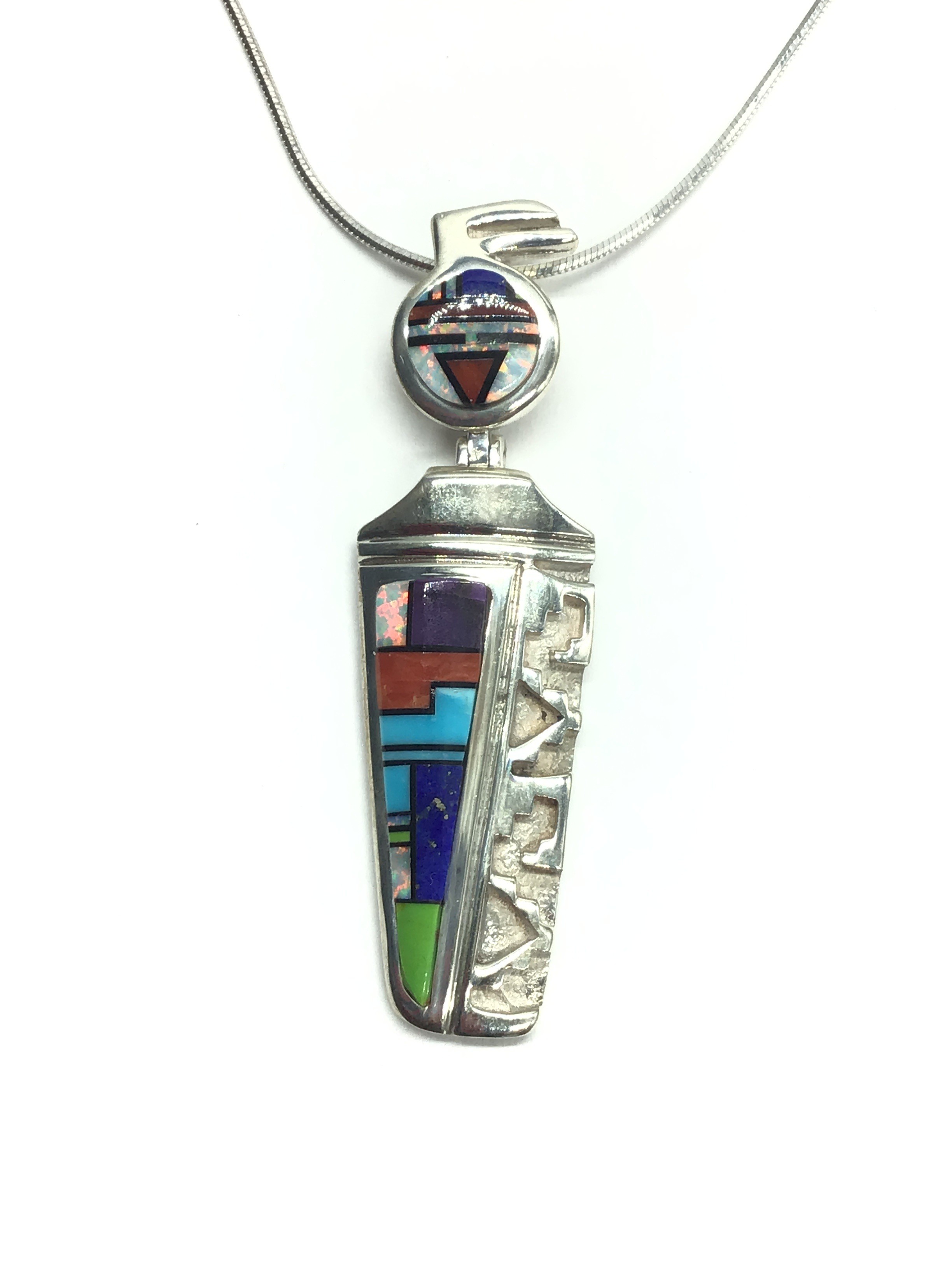 Artisan made necklace with pendant