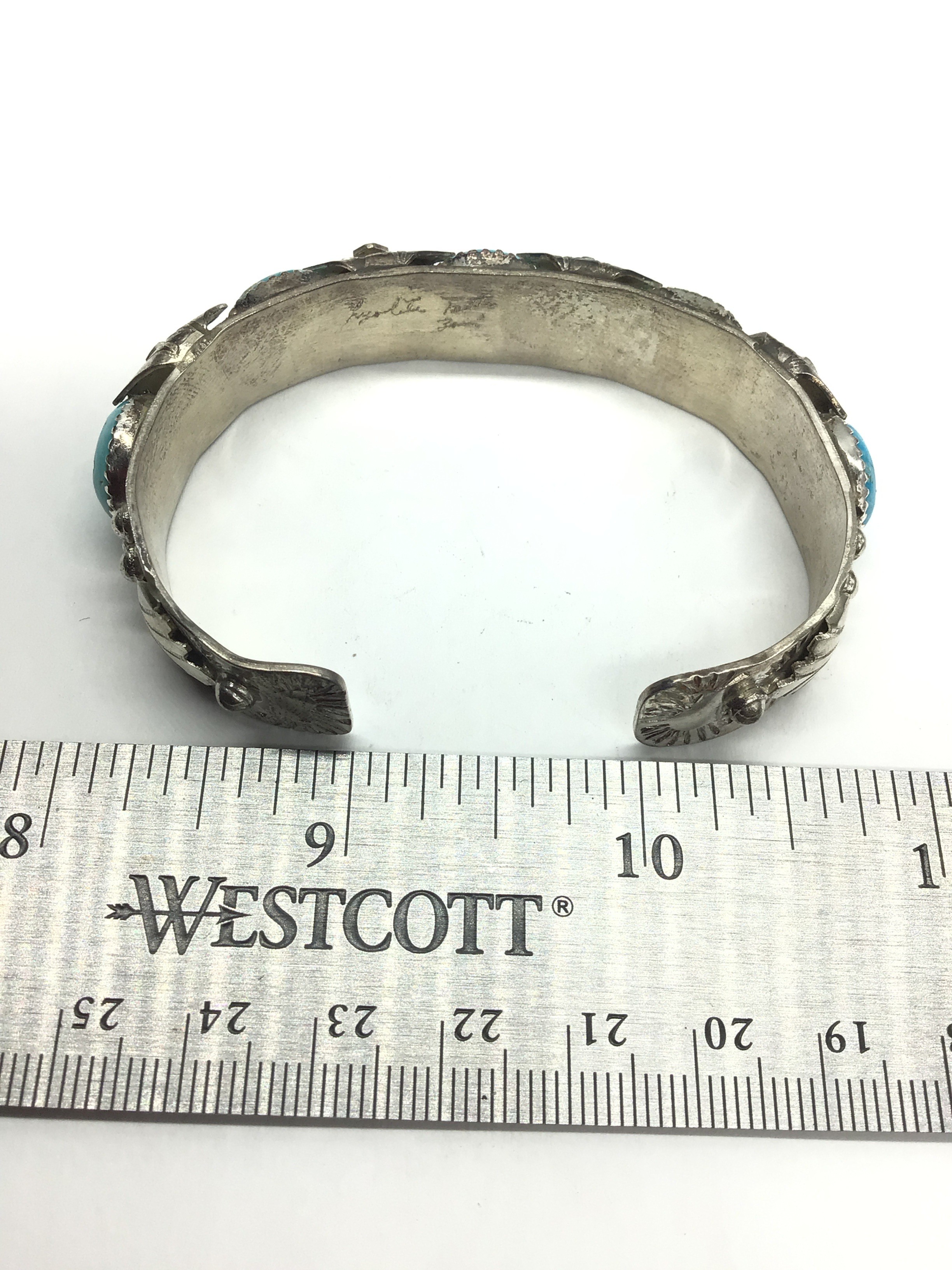 Zuni handmade cuff bracelet