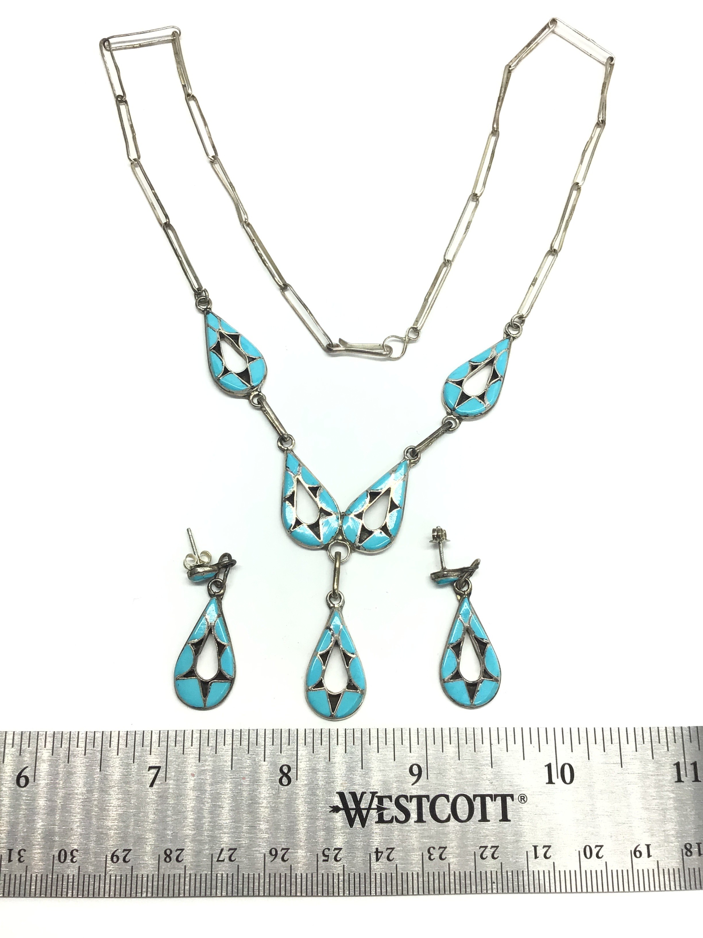 Zuni handmade jewelry set