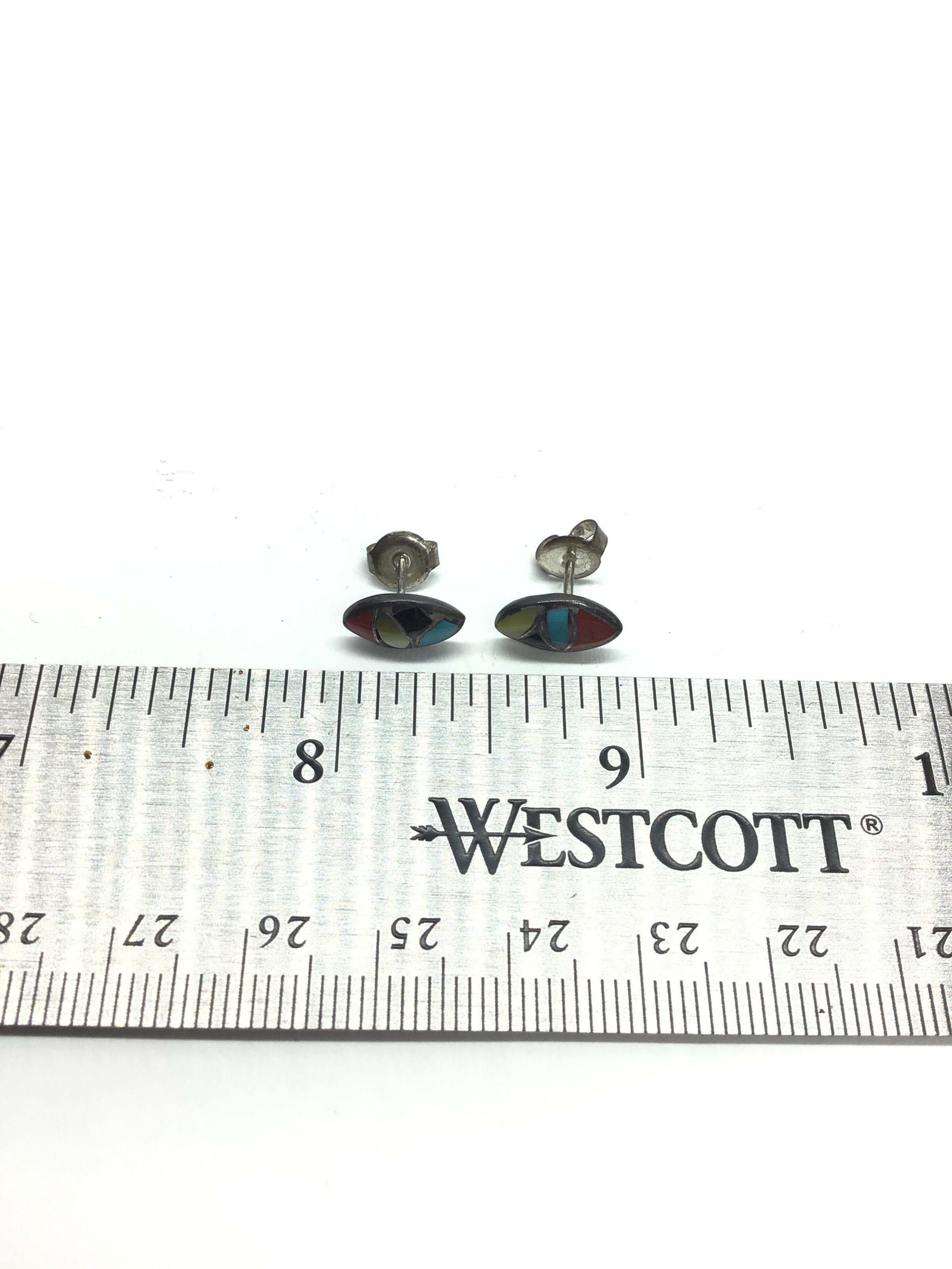 Zuni handmade earrings