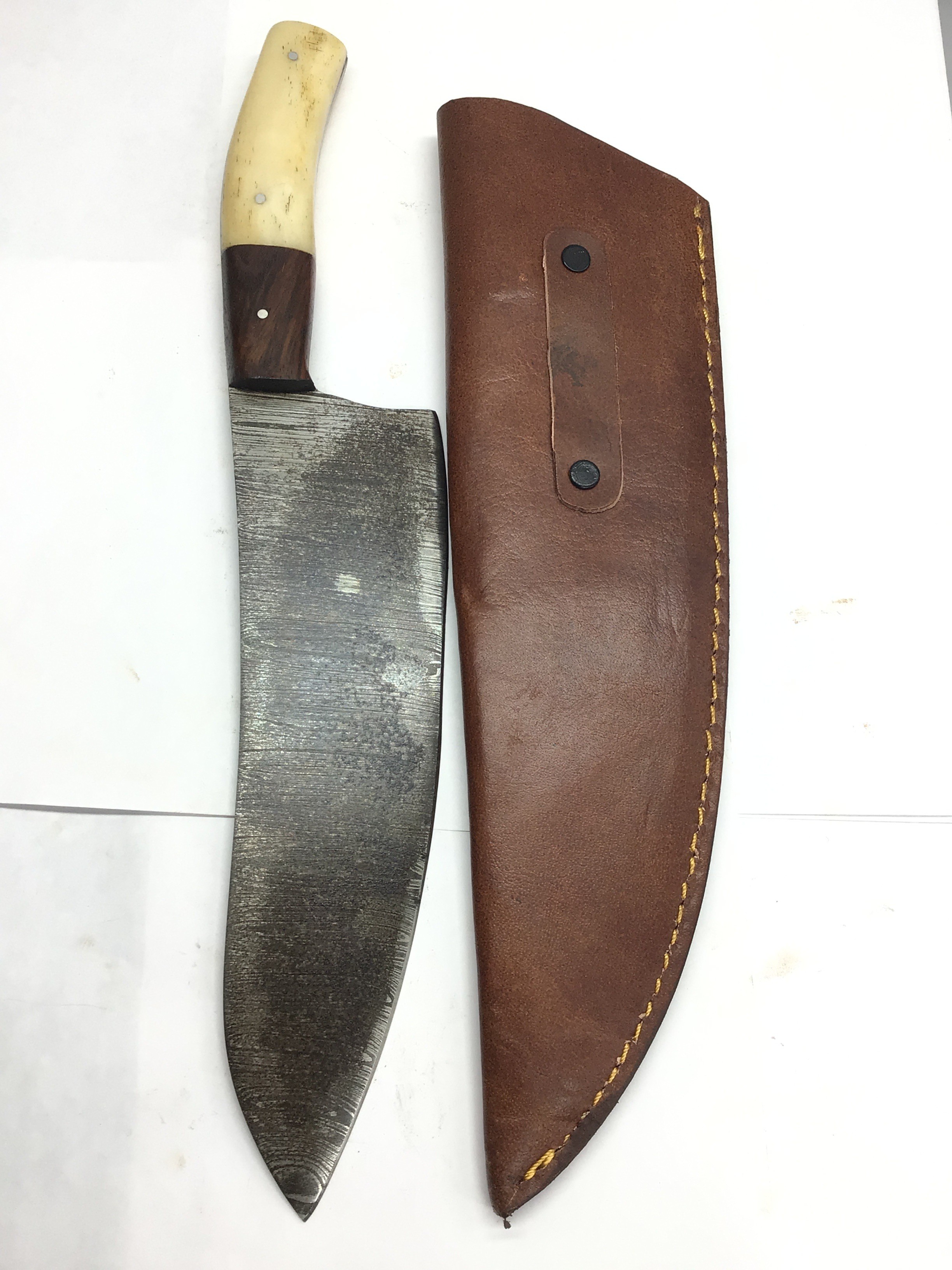 Damascus kitchen knife