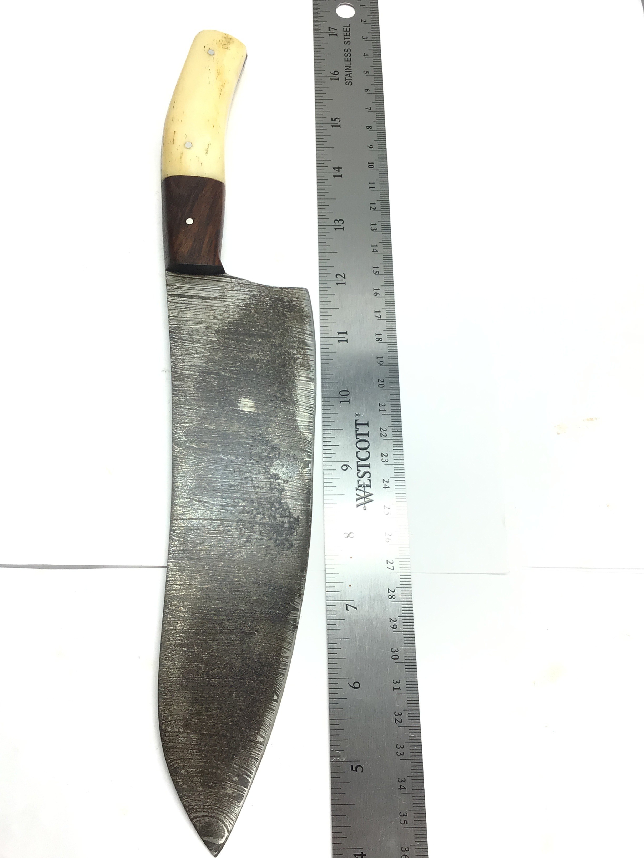 Damascus kitchen knife