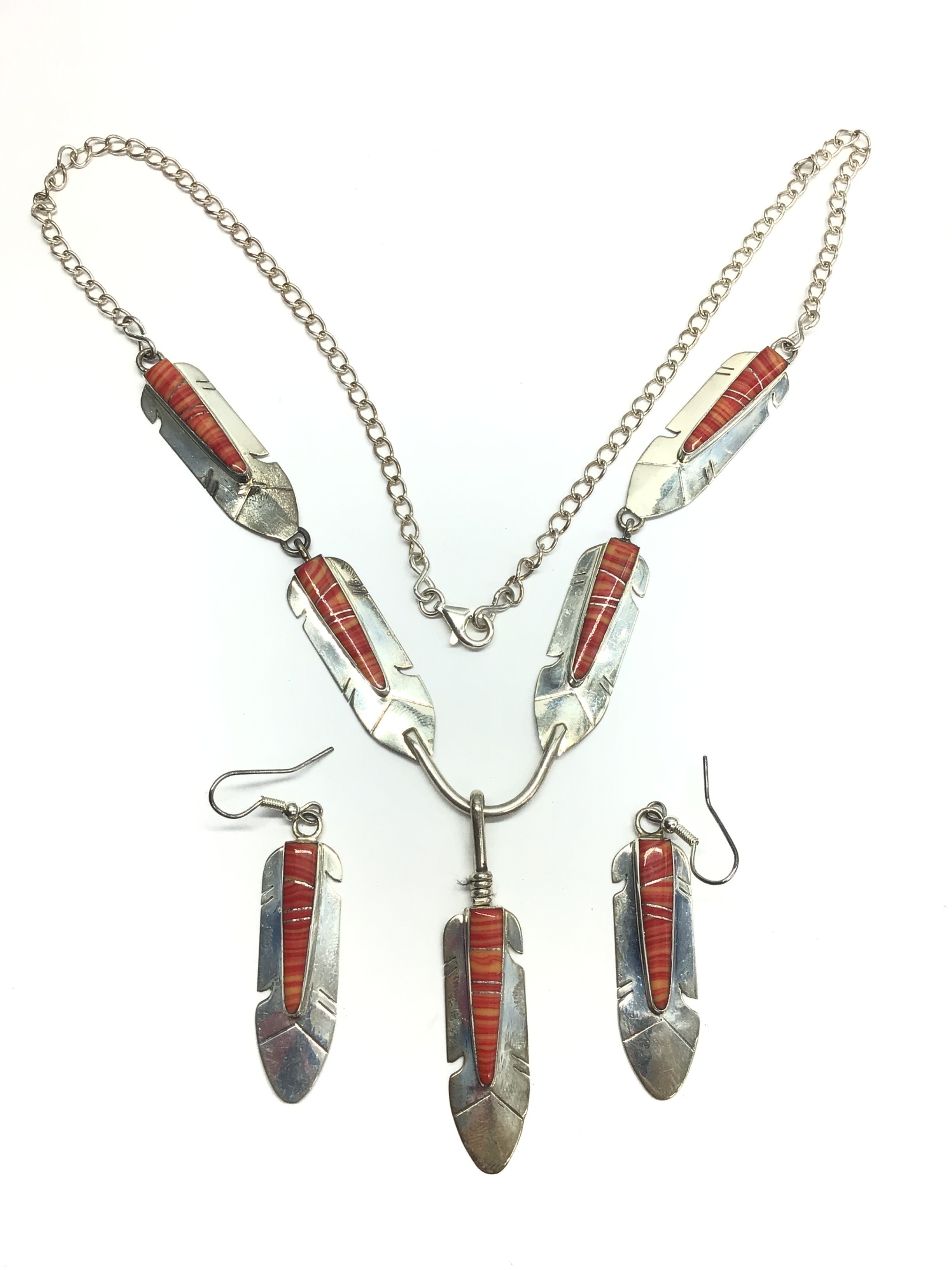 Navajo handmade jewelry set