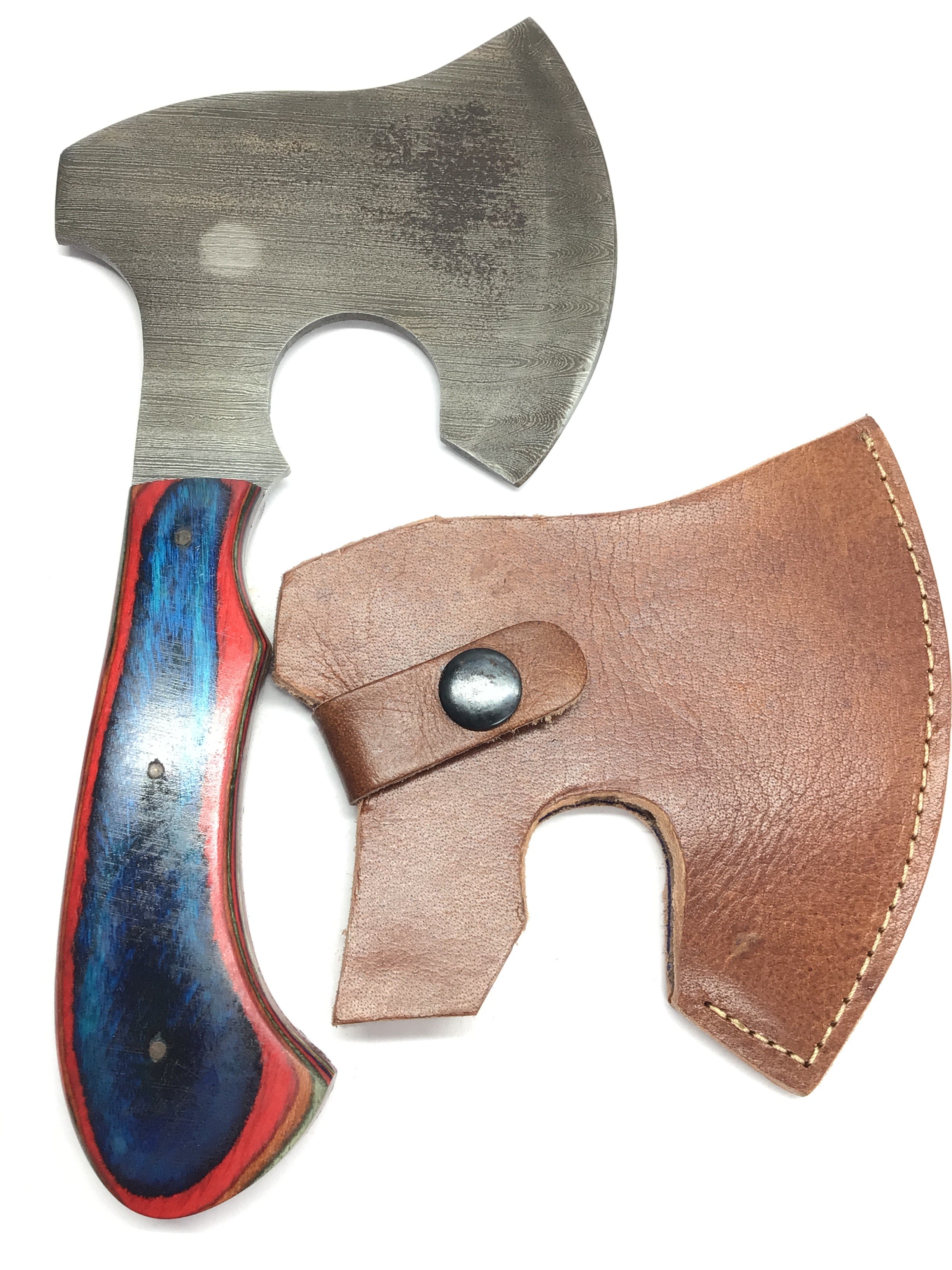 Damascus bladed hatchet