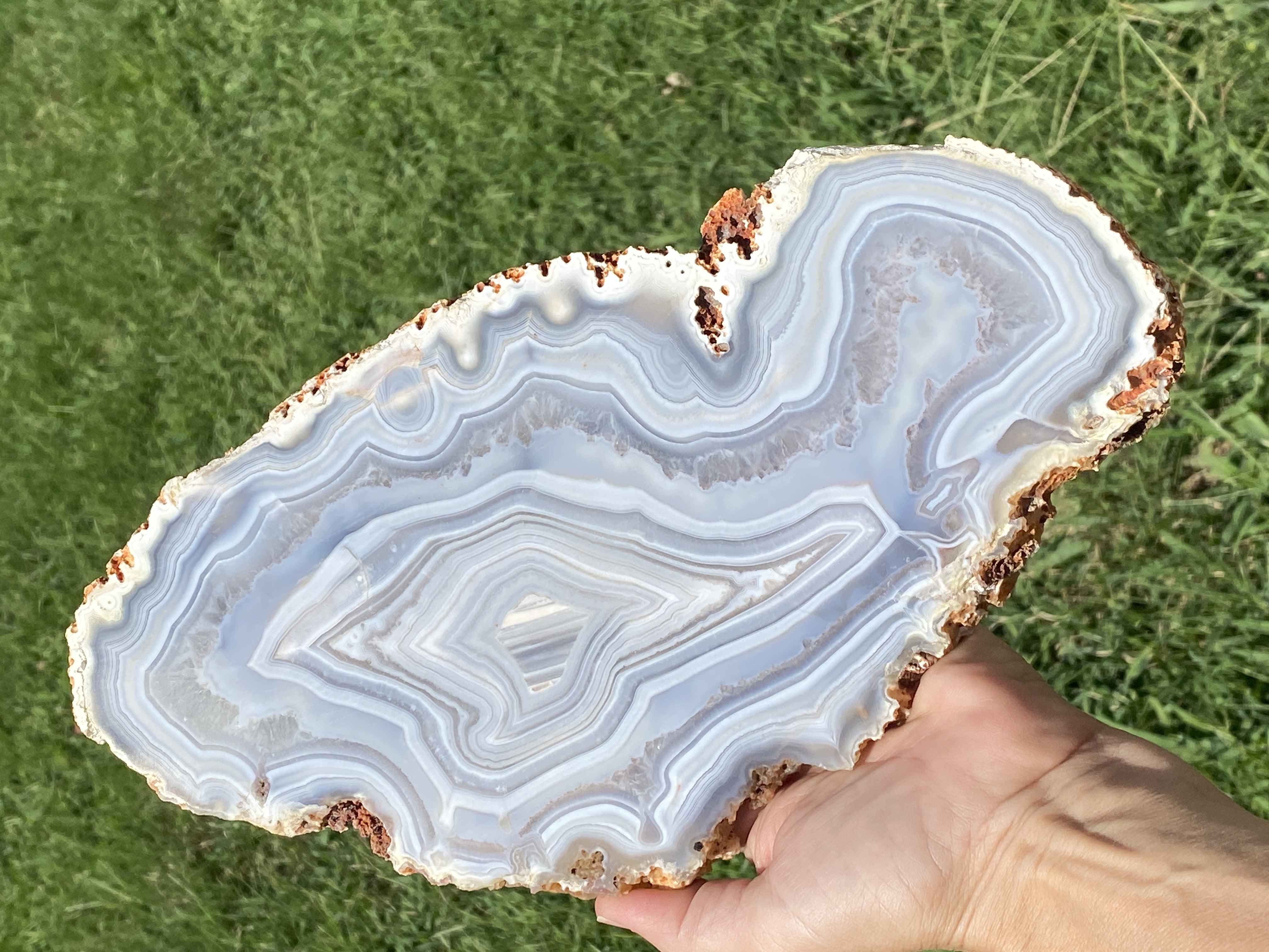 Agate, Rock, Crystal, Slab, Decor, Collectible
