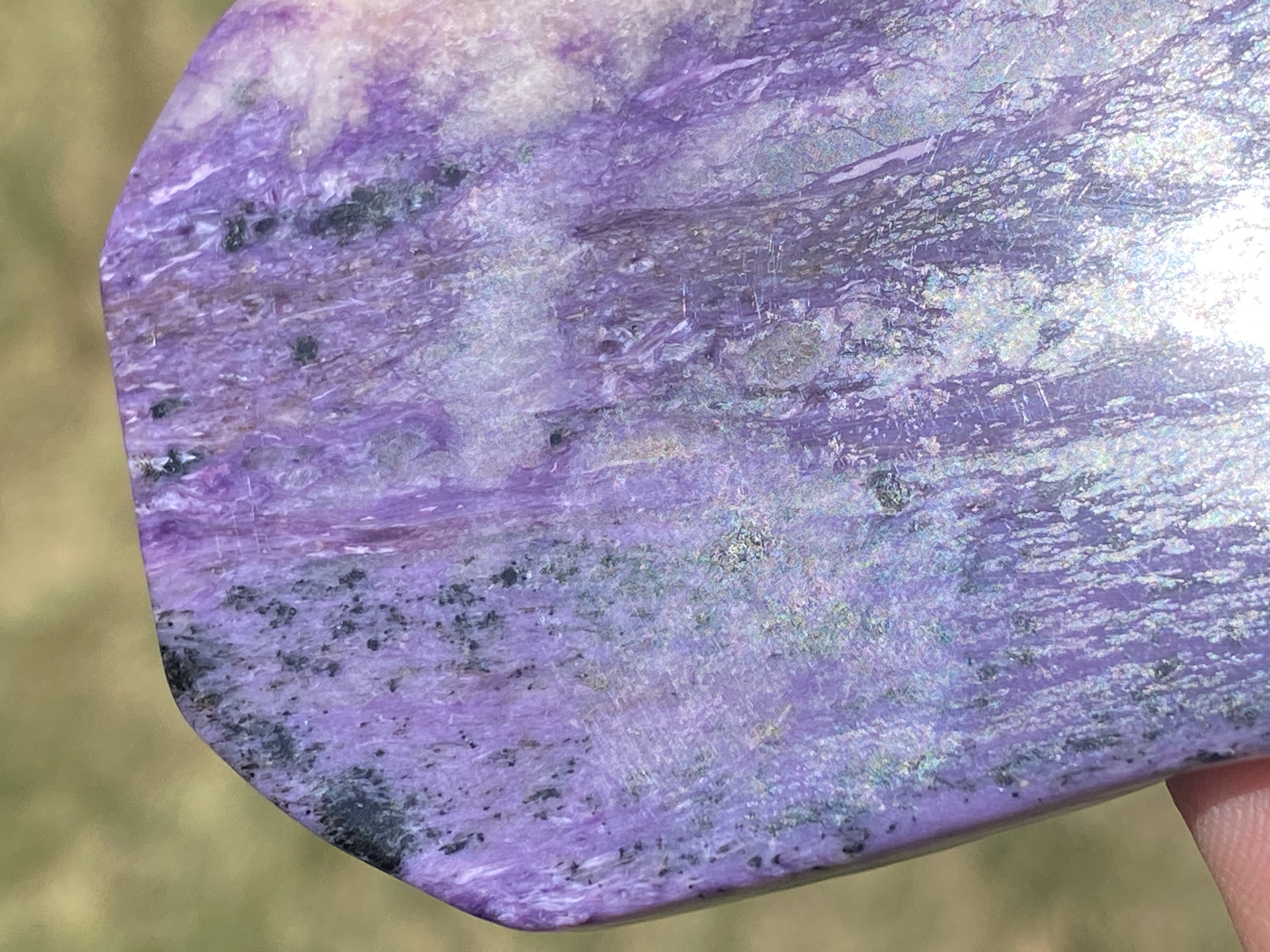 Chariorite, Rock, Slab, Lapidary