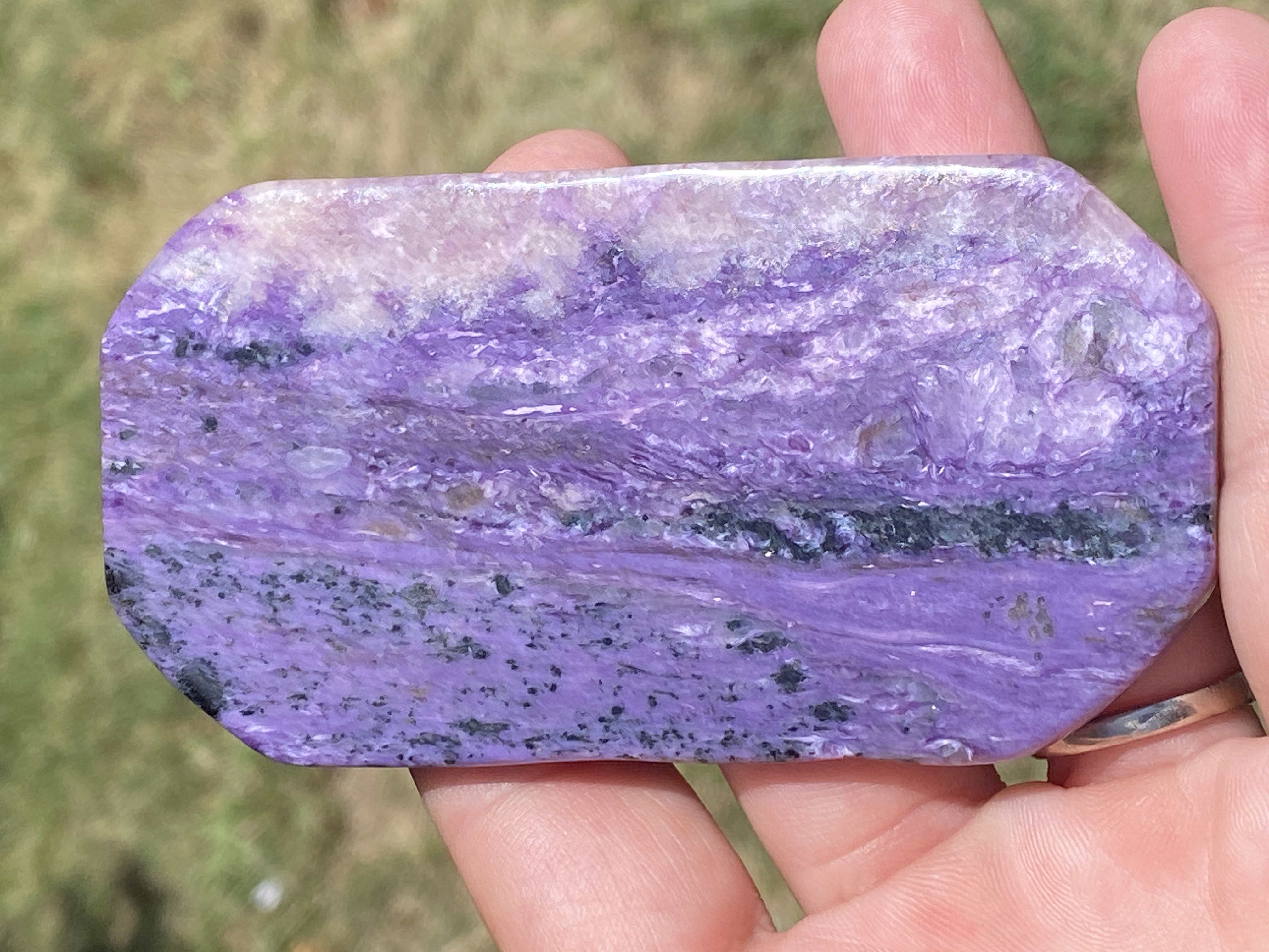 Chariorite, Rock, Slab, Lapidary