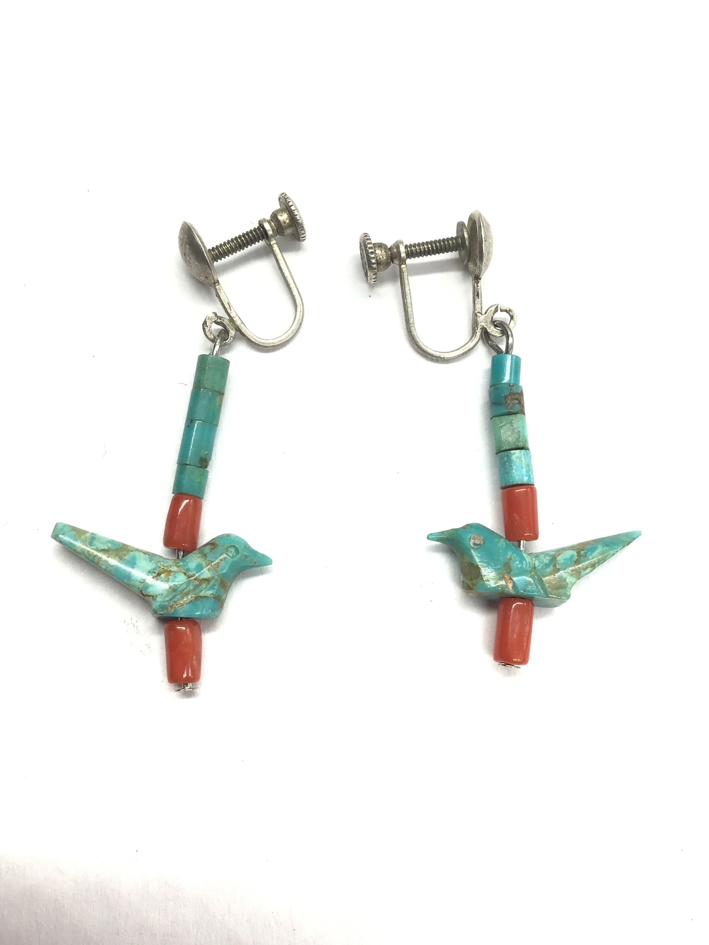 Native American fetish earrings
