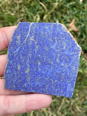 Rock, Slab, Lapidary, Decor, Collectible, Specimen. Lapis Lazuli Slab 1.5oz
