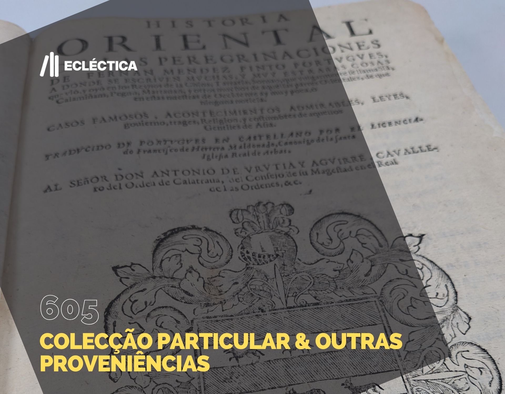 Ecl&eacute;ctica Leil&otilde;es | Subasta 605