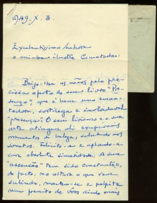 lot  barros joao de carta dirigida  maria helena vaquinhas de