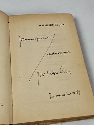José Cardoso Pires; O Hóspede de Job. PIRES (José Cardoso) O HÓSPEDE de Job: Romance . Lisboa: 
