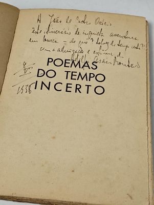 Adolfo Casais Monteiro; Poemas do Tempo Incerto. MONTEIRO (Adolfo Casais) POEMAS do Tempo 